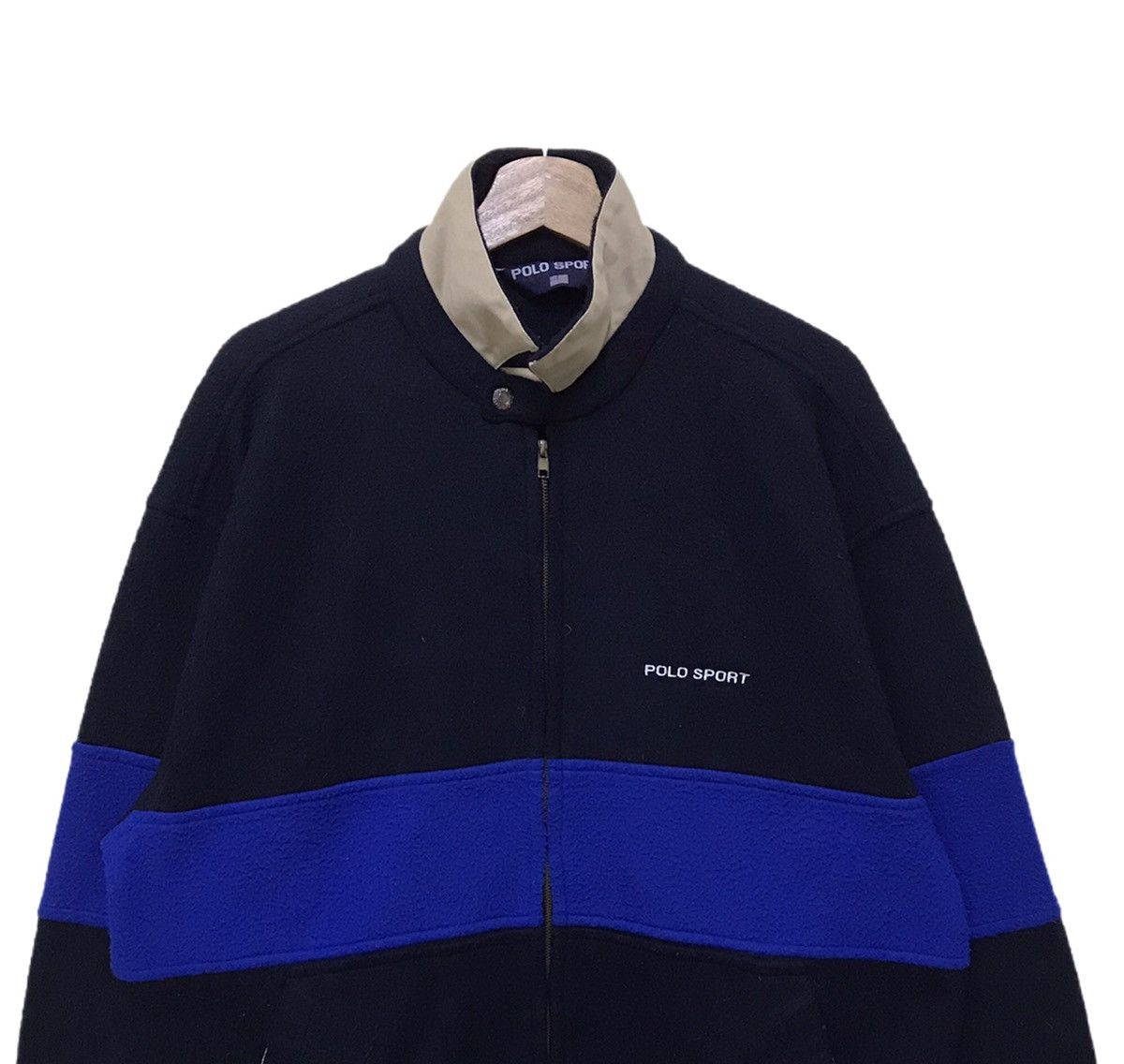 Polo Ralph Lauren Vintage Polo Sport Ralph Lauren Fleece Bomber Jacket Size US L / EU 52-54 / 3 - 3 Thumbnail