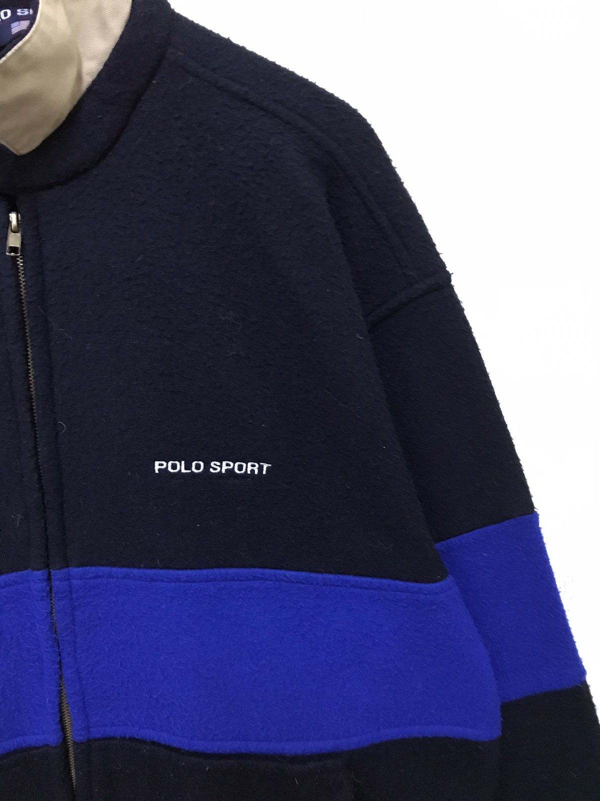 Polo Ralph Lauren Vintage Polo Sport Ralph Lauren Fleece Bomber Jacket Size US L / EU 52-54 / 3 - 6 Thumbnail