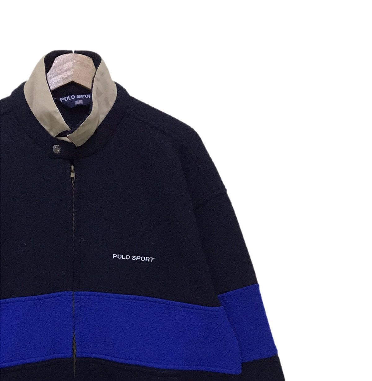 Polo Ralph Lauren Vintage Polo Sport Ralph Lauren Fleece Bomber Jacket Size US L / EU 52-54 / 3 - 4 Thumbnail
