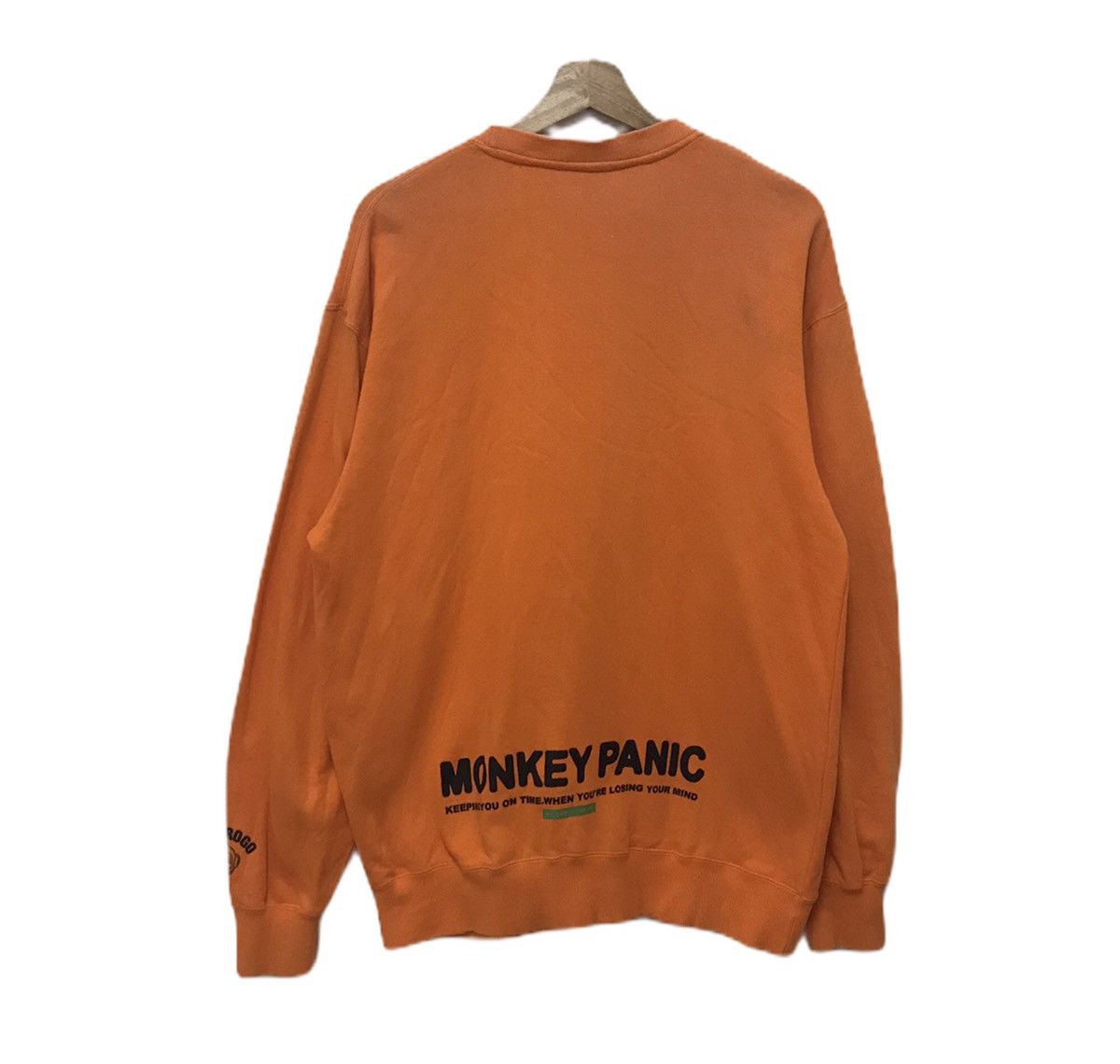 Cartoon Network Monkey Panic Sweatshirt Grass Hither Sarulogo Size US XL / EU 56 / 4 - 4 Thumbnail