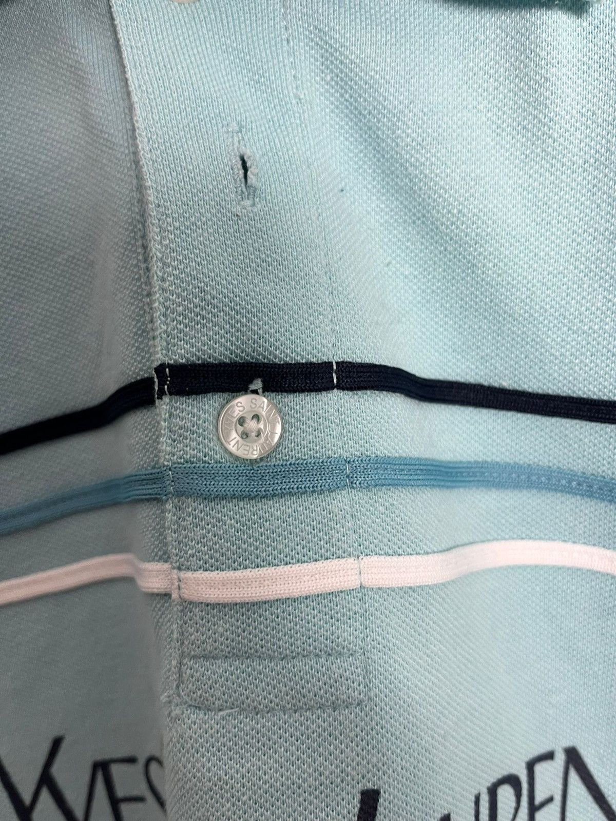 Vintage × Yves Saint Laurent Yves saint Laurent vintage polo big logo Size US L / EU 52-54 / 3 - 6 Thumbnail