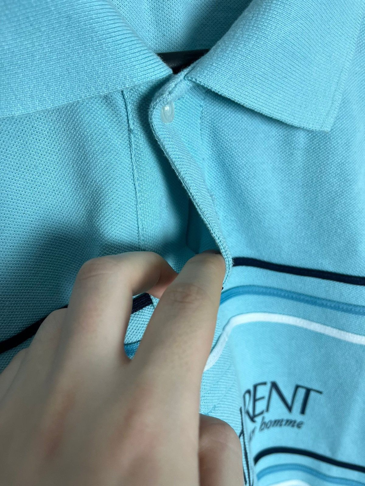 Vintage × Yves Saint Laurent Yves saint Laurent vintage polo big logo Size US L / EU 52-54 / 3 - 8 Thumbnail