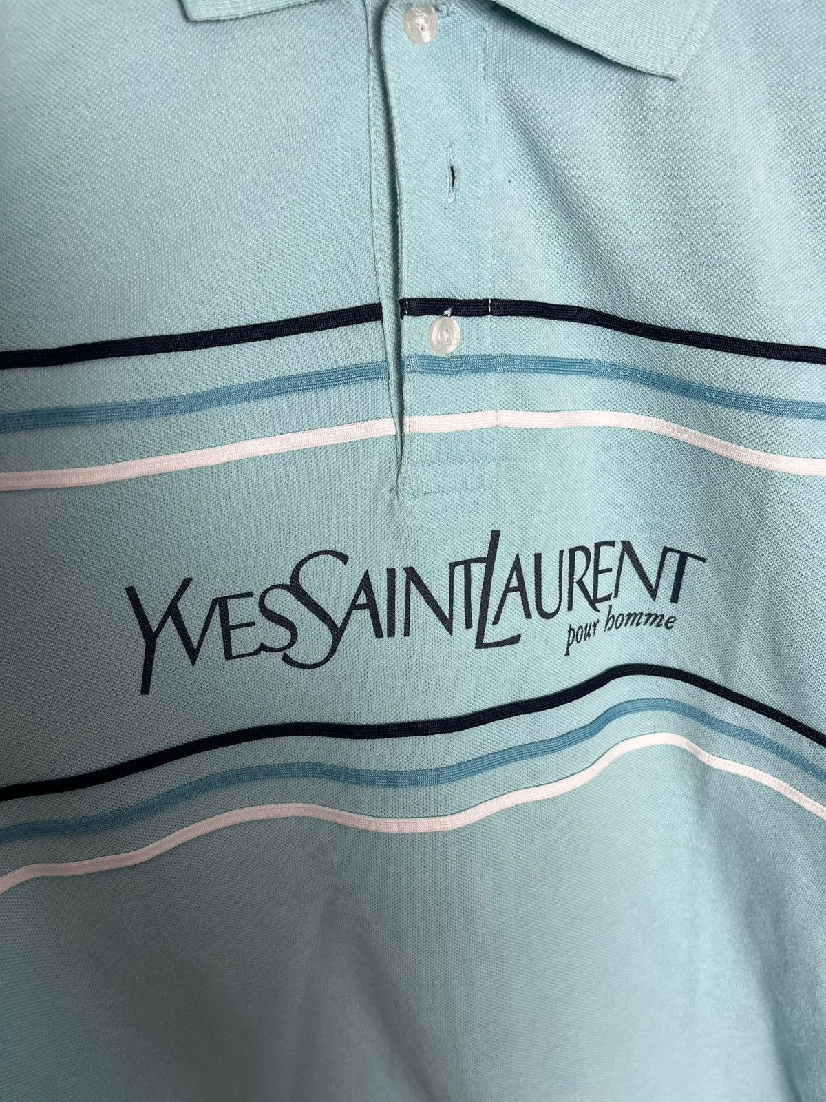 Vintage × Yves Saint Laurent Yves saint Laurent vintage polo big logo Size US L / EU 52-54 / 3 - 2 Thumbnail