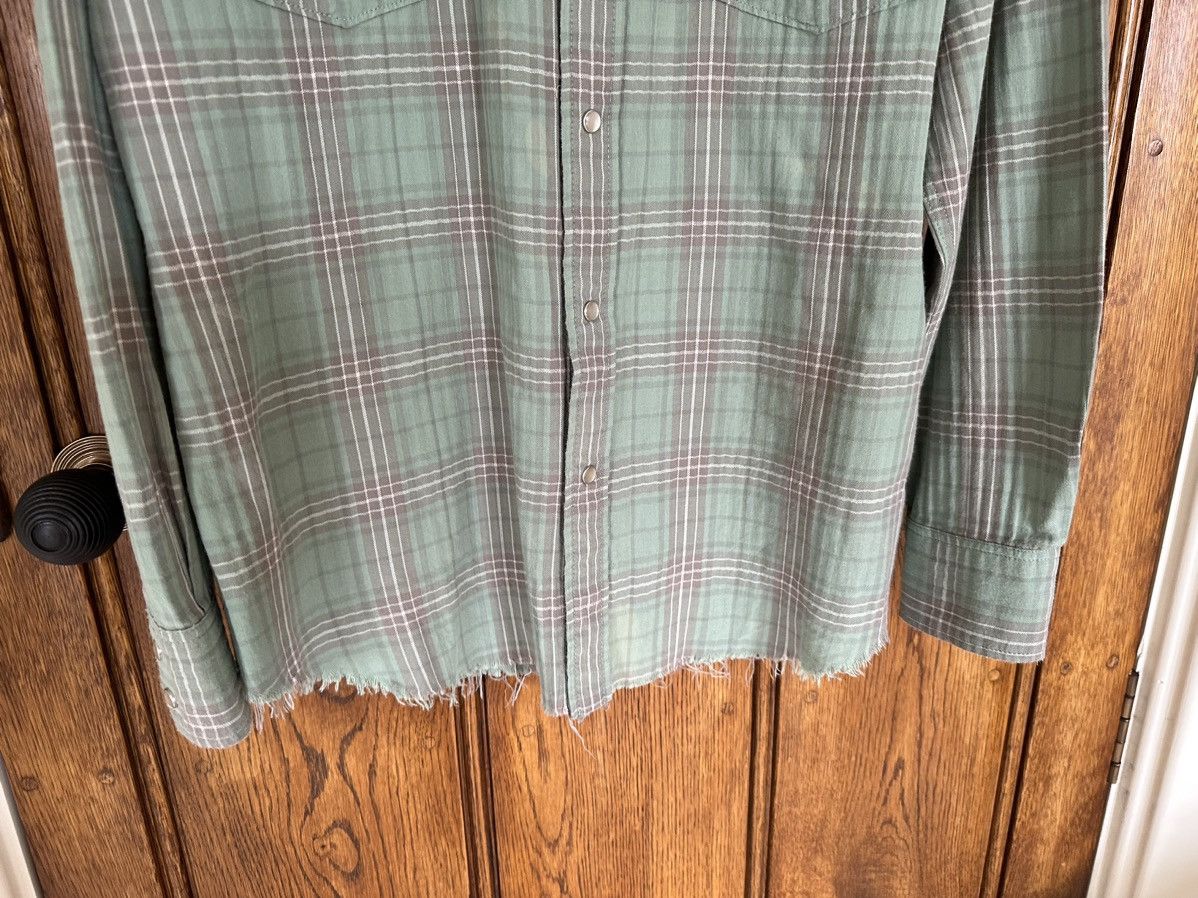 Saint Laurent Paris SS16 Grail Saint Laurent Surf Sound raw hem flannel Hedi Size US XL / EU 56 / 4 - 16 Thumbnail