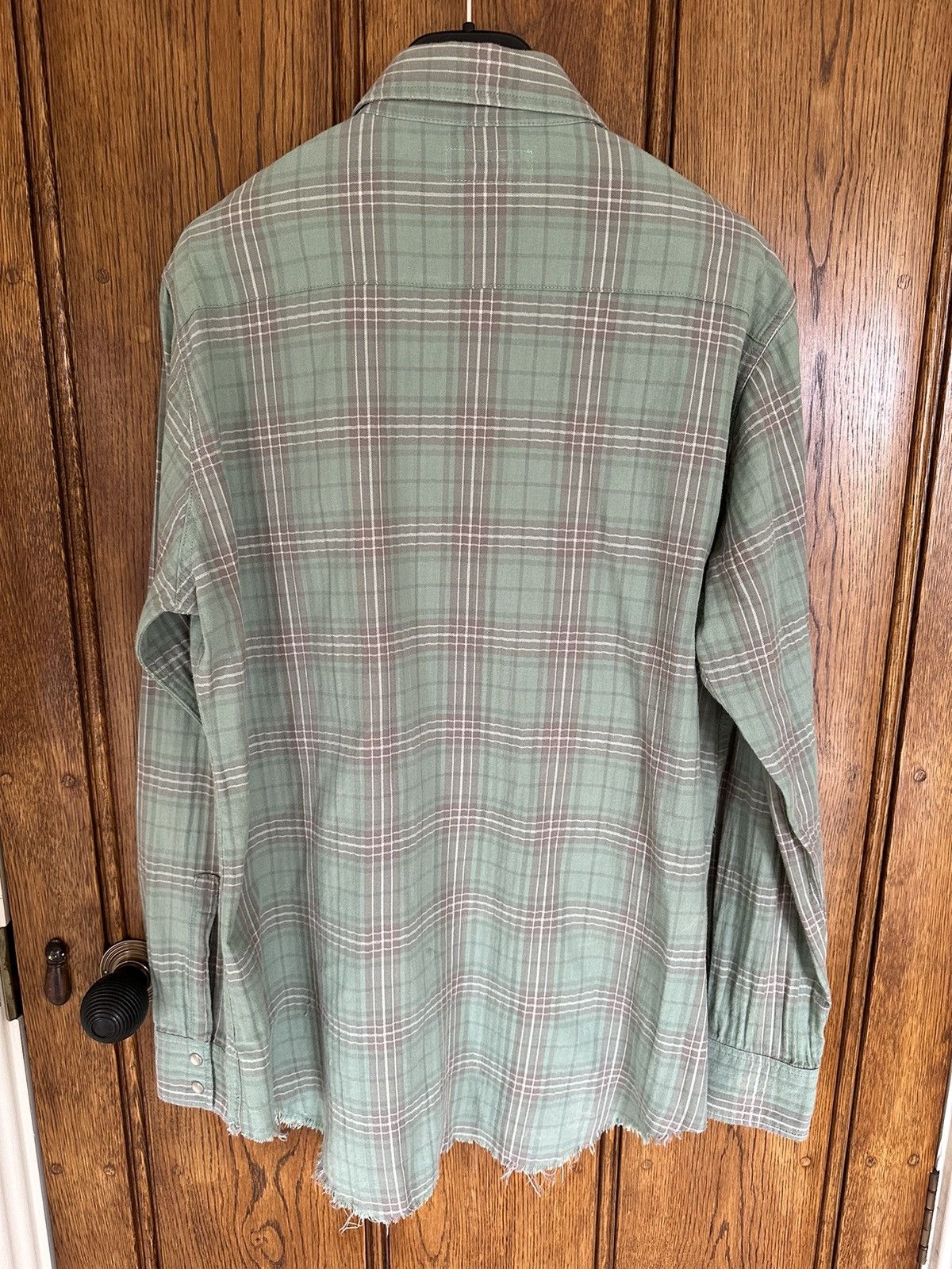 Saint Laurent Paris SS16 Grail Saint Laurent Surf Sound raw hem flannel Hedi Size US XL / EU 56 / 4 - 22 Thumbnail
