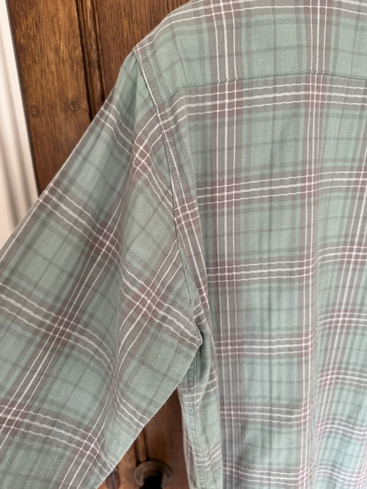 Saint Laurent Paris SS16 Grail Saint Laurent Surf Sound raw hem flannel Hedi Size US XL / EU 56 / 4 - 23 Thumbnail