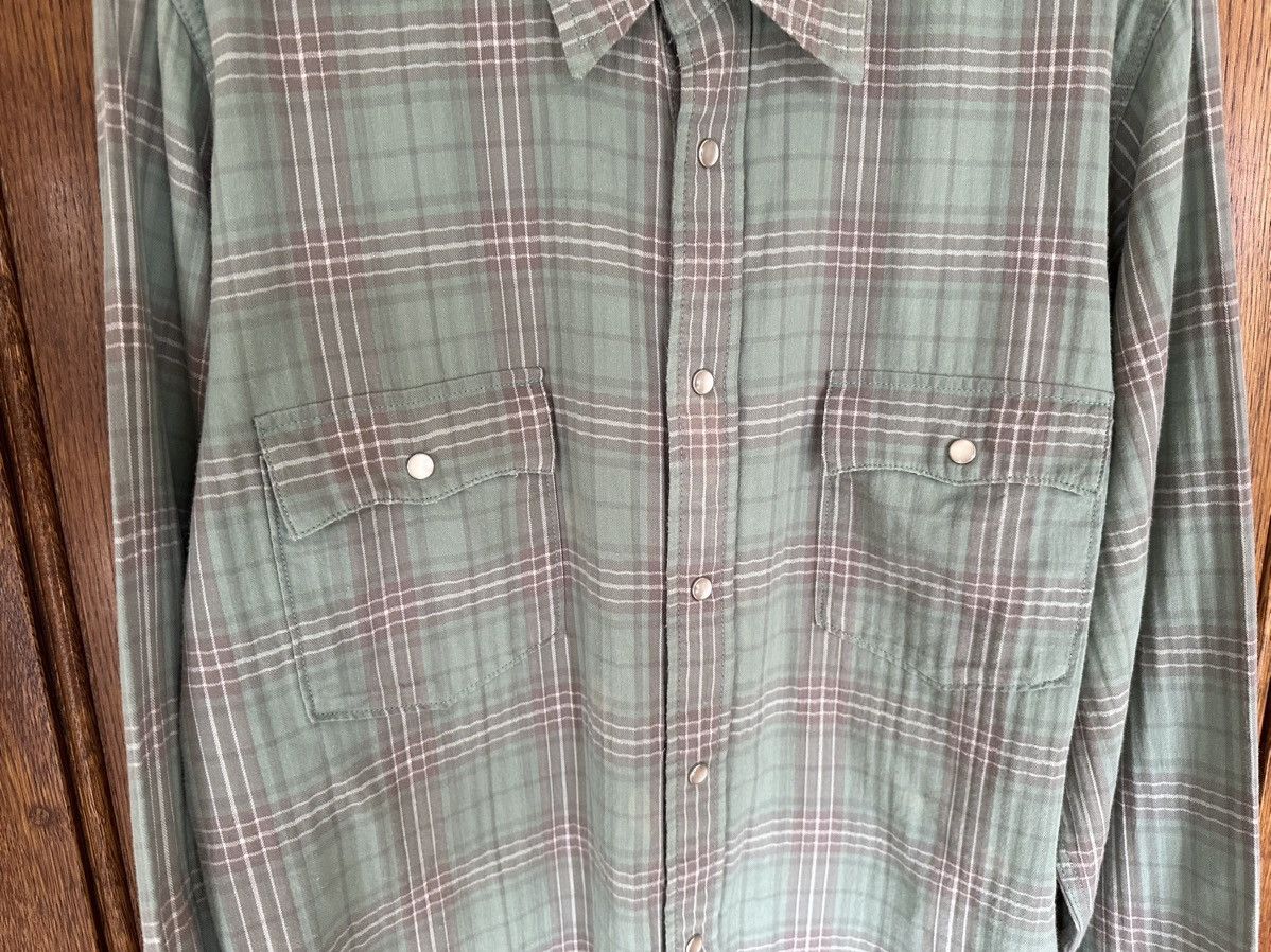Saint Laurent Paris SS16 Grail Saint Laurent Surf Sound raw hem flannel Hedi Size US XL / EU 56 / 4 - 15 Thumbnail