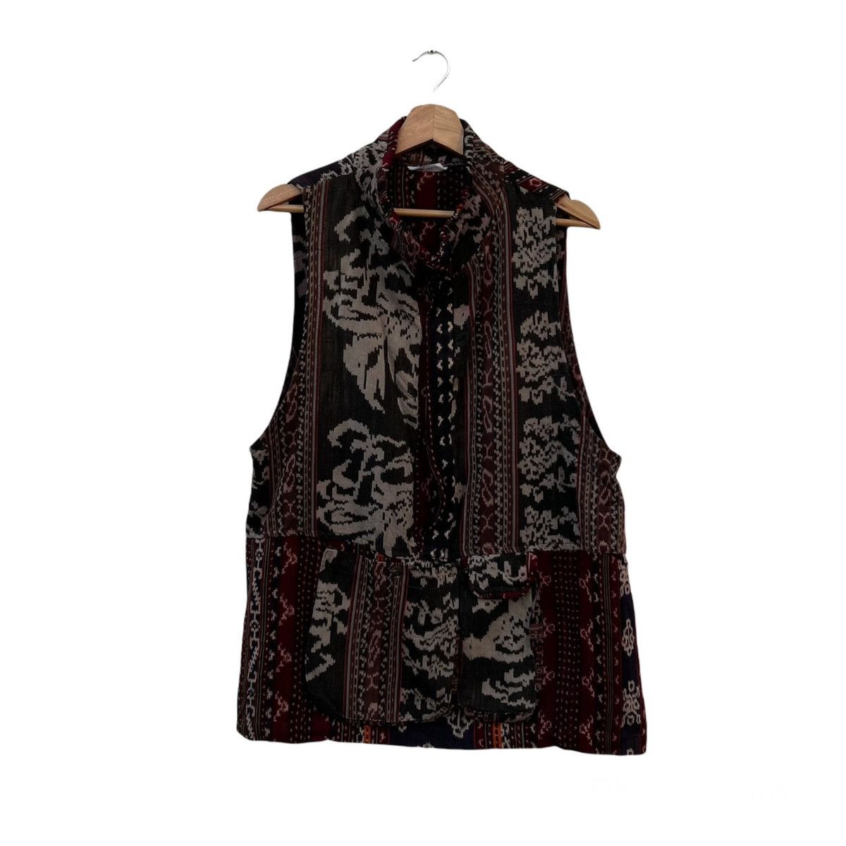 Japanese Brand VINTA MULTI COLOUR VEST NAVAJO DESIGN JAPAN Size US M / EU 48-50 / 2 - 1 Thumbnail