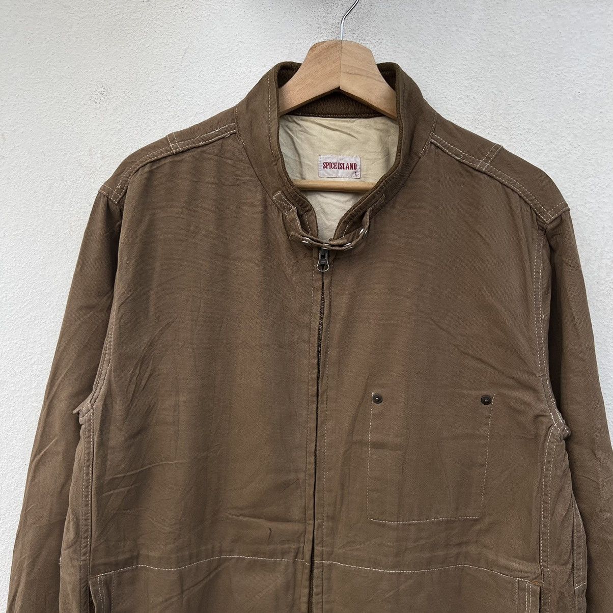 Japanese Brand PARACHUTE BIKER JACKET SPICE ISLAND Size US L / EU 52-54 / 3 - 3 Thumbnail