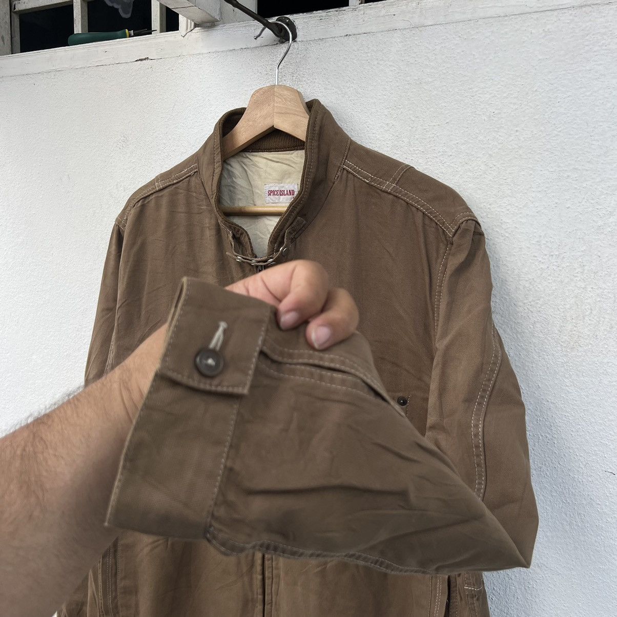 Japanese Brand PARACHUTE BIKER JACKET SPICE ISLAND Size US L / EU 52-54 / 3 - 7 Thumbnail
