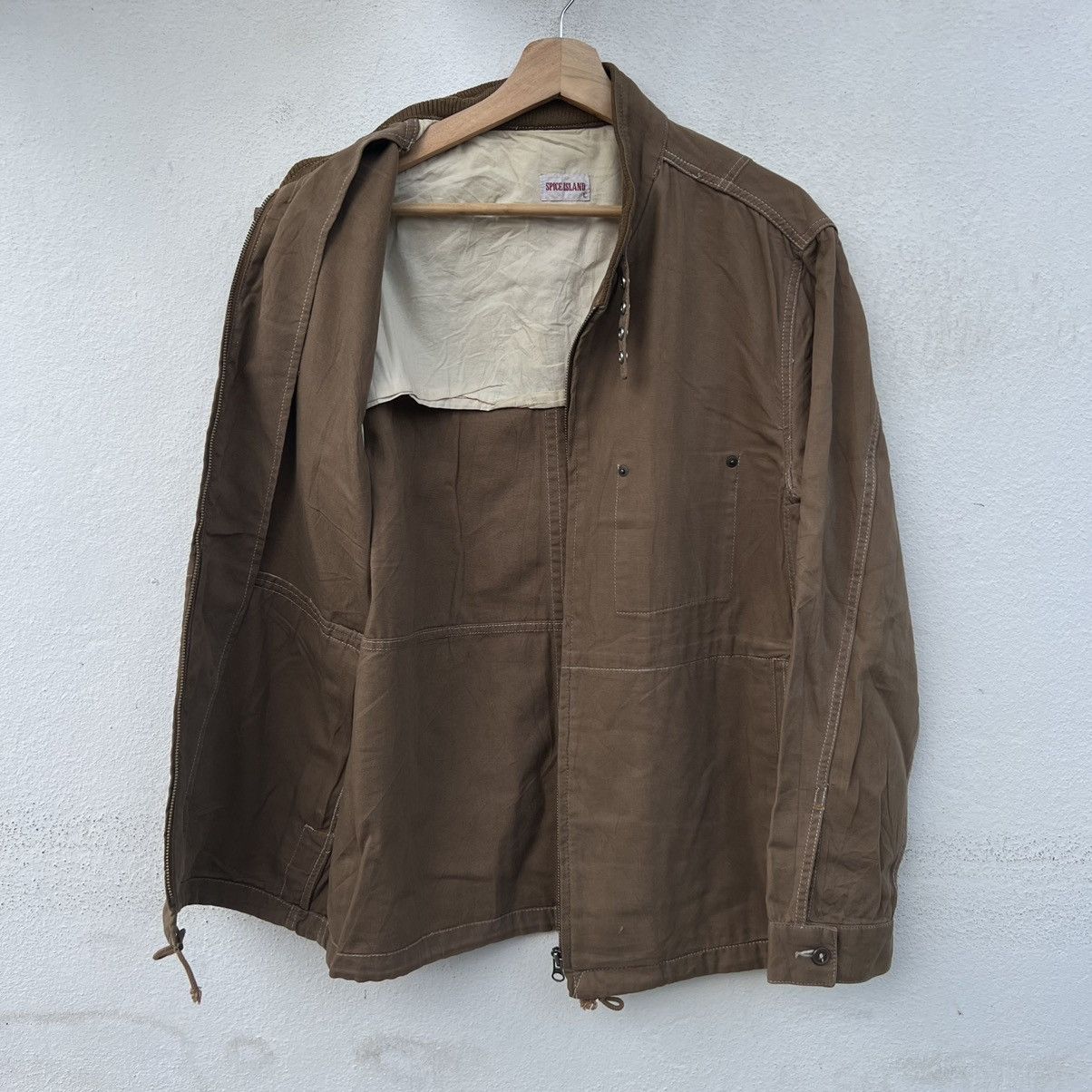 Japanese Brand PARACHUTE BIKER JACKET SPICE ISLAND Size US L / EU 52-54 / 3 - 10 Thumbnail