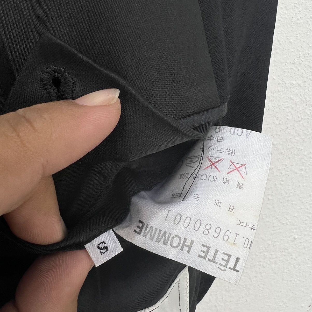 Issey Miyake RARE TETE HOMME KATOH KAZUTAKA BY ISSEY MIYAKE DOUBLE BREAST Size US S / EU 44-46 / 1 - 10 Thumbnail