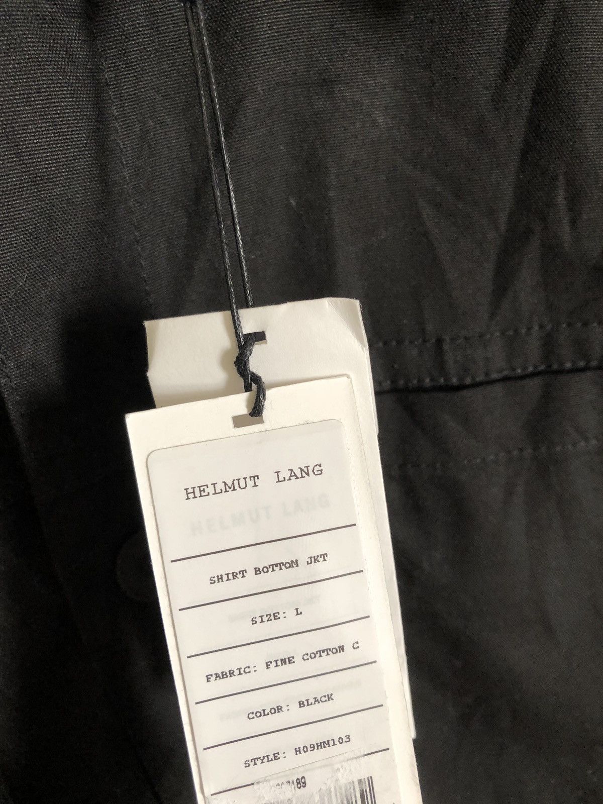 Helmut Lang Helmut Lang Black Denim Field jacket with shirt bottom Size US L / EU 52-54 / 3 - 5 Thumbnail