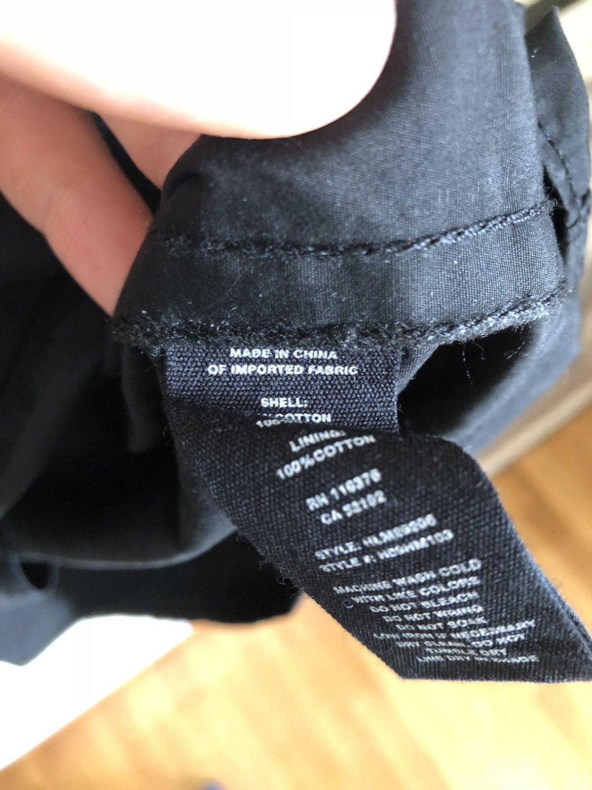 Helmut Lang Helmut Lang Black Denim Field jacket with shirt bottom Size US L / EU 52-54 / 3 - 6 Thumbnail