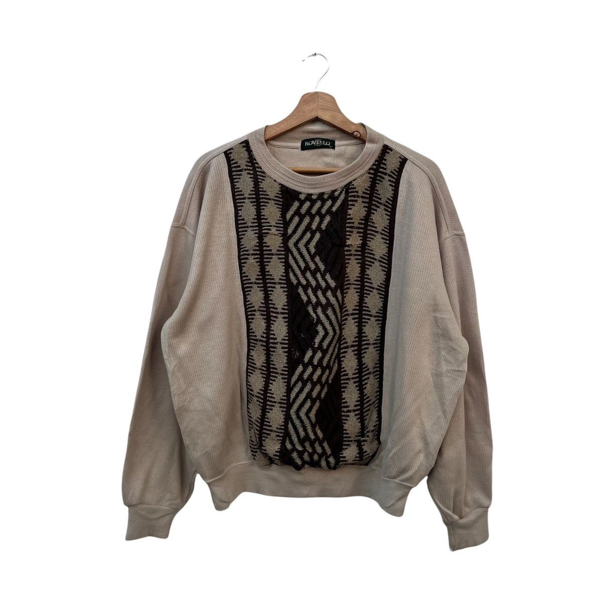 Japanese Brand VINTAGE SWEATSHIRT ROVELLO NAVAJO DESIGN JAPANESE Size US M / EU 48-50 / 2 - 1 Thumbnail