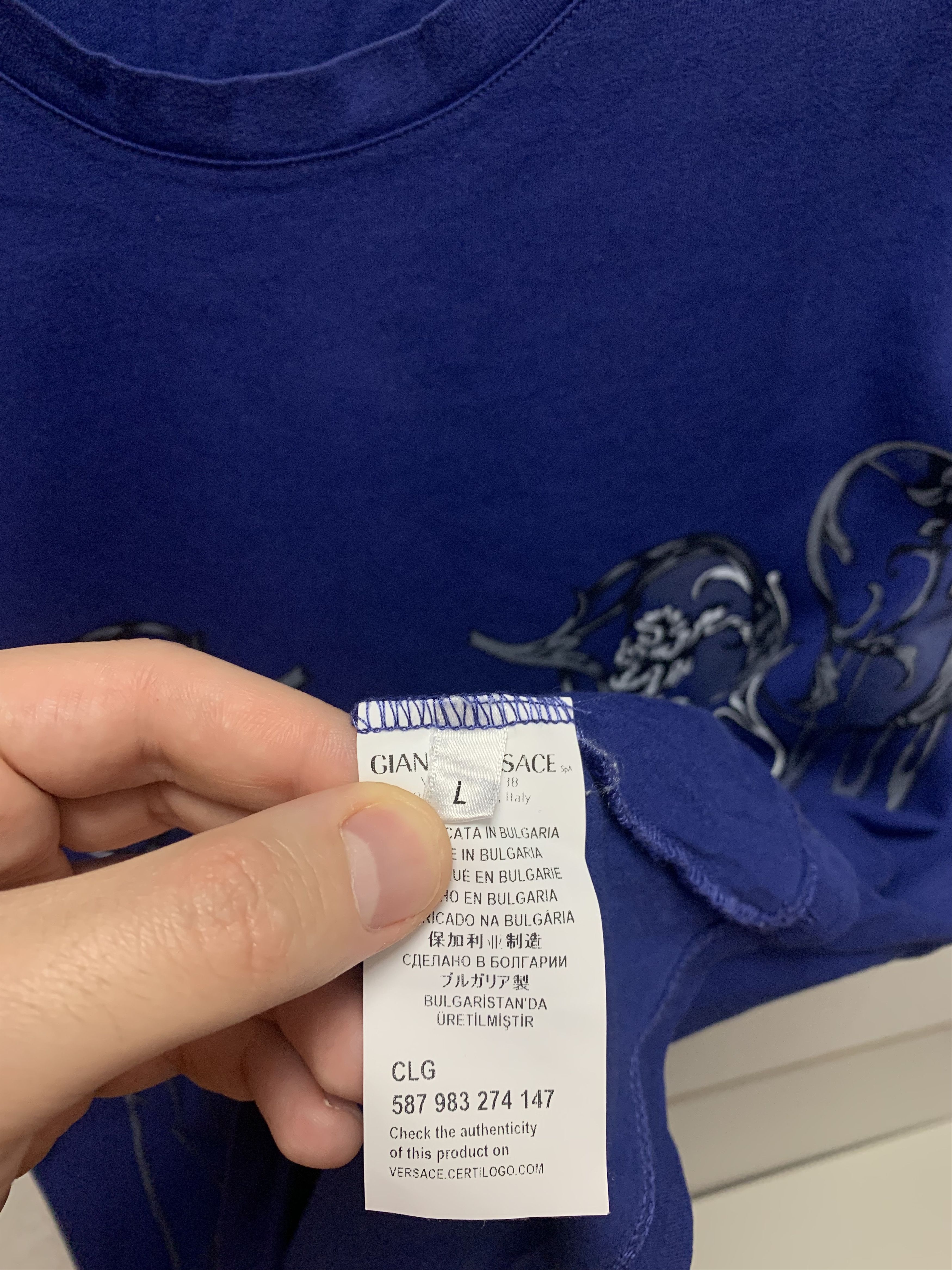 Versace Versace collection print t-shirt L Size US L / EU 52-54 / 3 - 3 Thumbnail