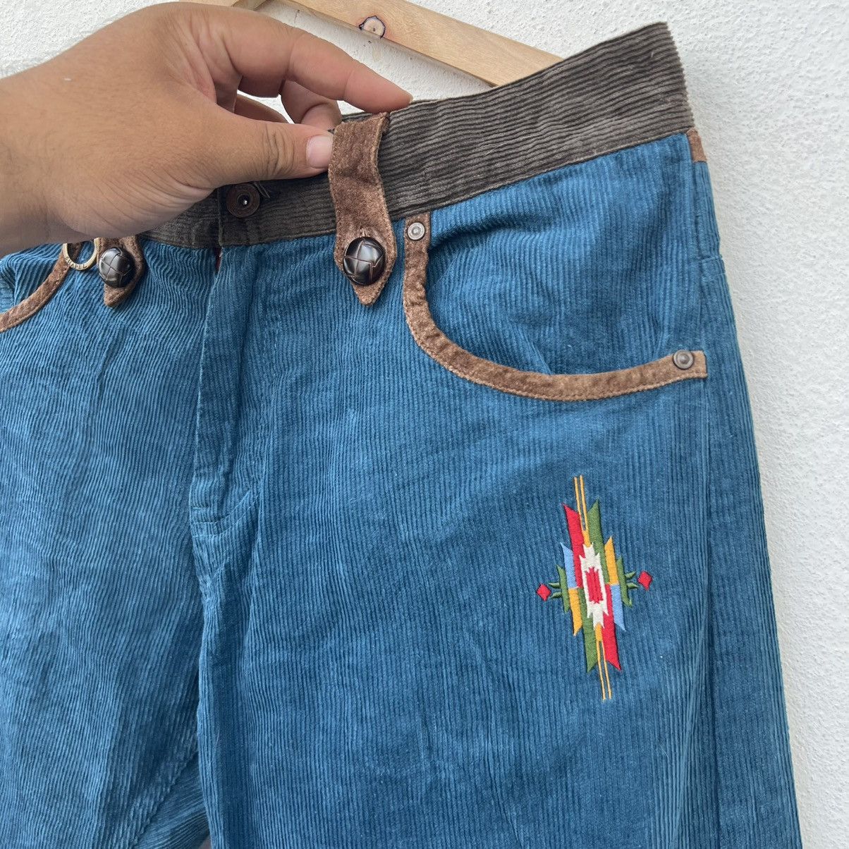 Japanese Brand JAPANESE BRAND SHAPE PANTS RARE INSPIRED BY KAPITAL JAPAN Size US 33 - 6 Thumbnail