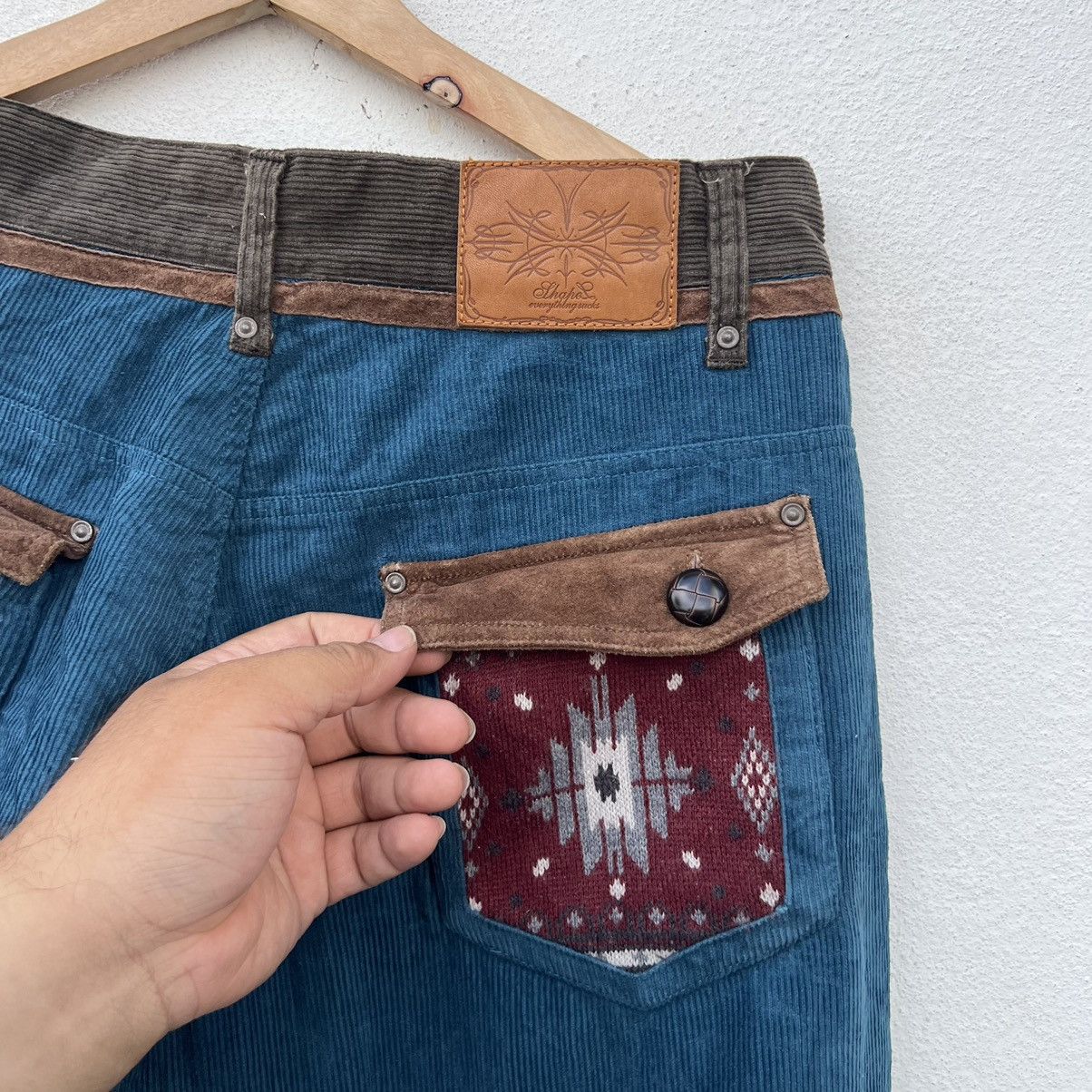 Japanese Brand JAPANESE BRAND SHAPE PANTS RARE INSPIRED BY KAPITAL JAPAN Size US 33 - 10 Thumbnail