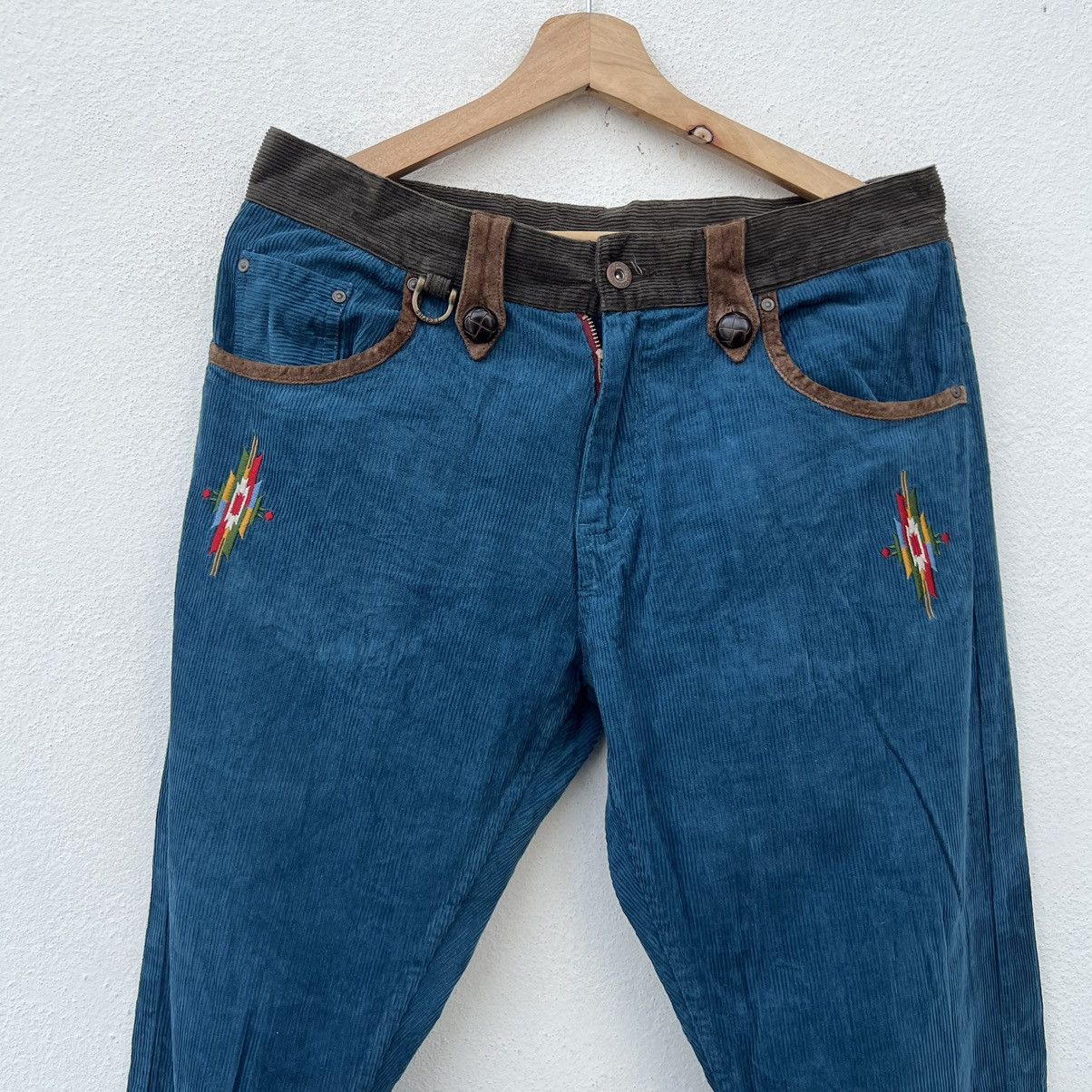 Japanese Brand JAPANESE BRAND SHAPE PANTS RARE INSPIRED BY KAPITAL JAPAN Size US 33 - 3 Thumbnail