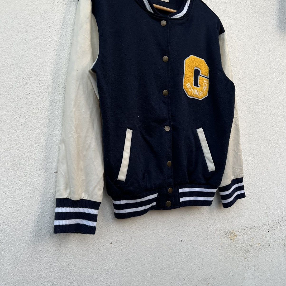 Japanese Brand VARSITY JACKET RARE DESIGN BIG LOGO NOVY SOET Size US M / EU 48-50 / 2 - 4 Thumbnail