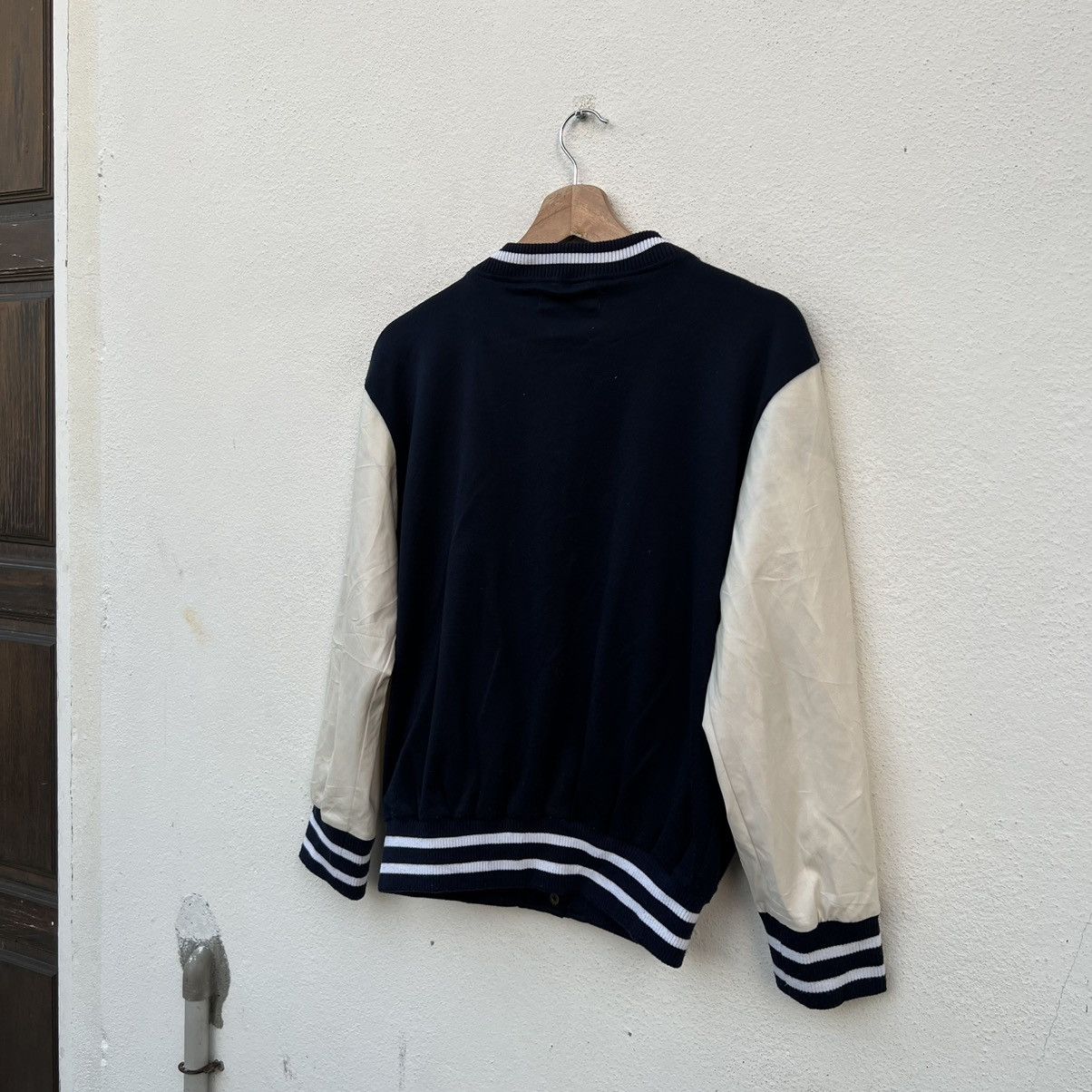 Japanese Brand VARSITY JACKET RARE DESIGN BIG LOGO NOVY SOET Size US M / EU 48-50 / 2 - 8 Thumbnail