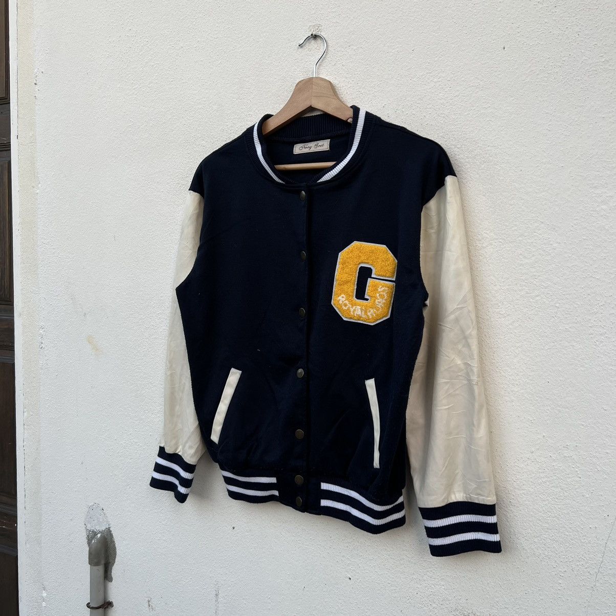 Japanese Brand VARSITY JACKET RARE DESIGN BIG LOGO NOVY SOET Size US M / EU 48-50 / 2 - 2 Thumbnail