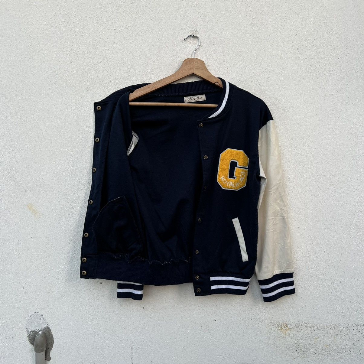 Japanese Brand VARSITY JACKET RARE DESIGN BIG LOGO NOVY SOET Size US M / EU 48-50 / 2 - 9 Thumbnail