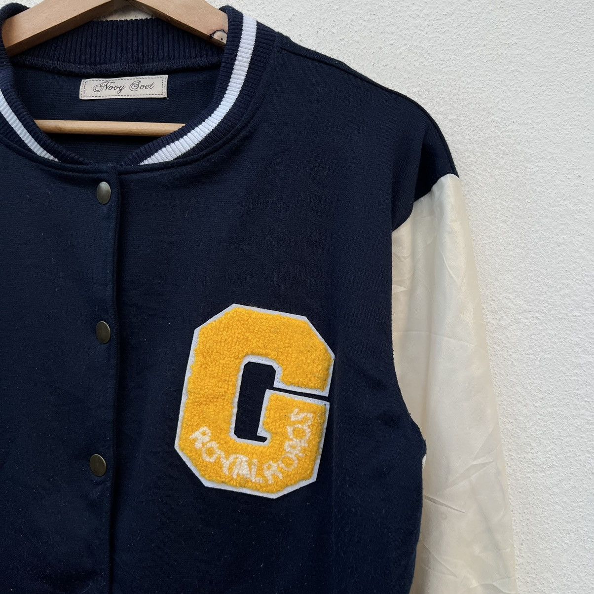Japanese Brand VARSITY JACKET RARE DESIGN BIG LOGO NOVY SOET Size US M / EU 48-50 / 2 - 5 Thumbnail