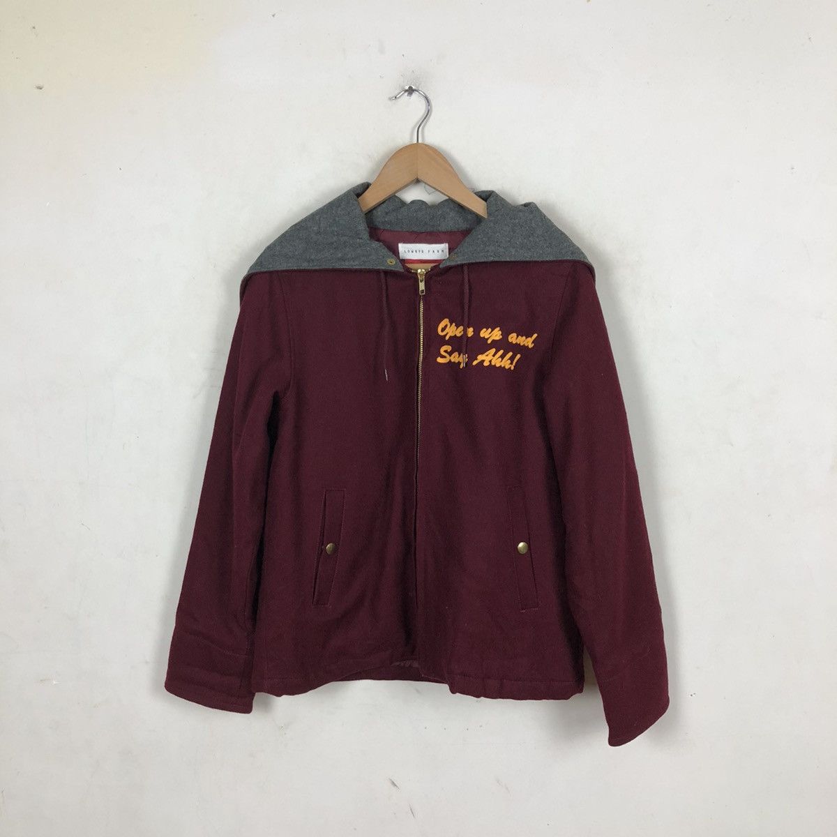 LOWRYS FARM SAN DIEGO FOOTBALL BIG LOG VARSITY JACKET Size US L / EU 52-54 / 3 - 10 Thumbnail