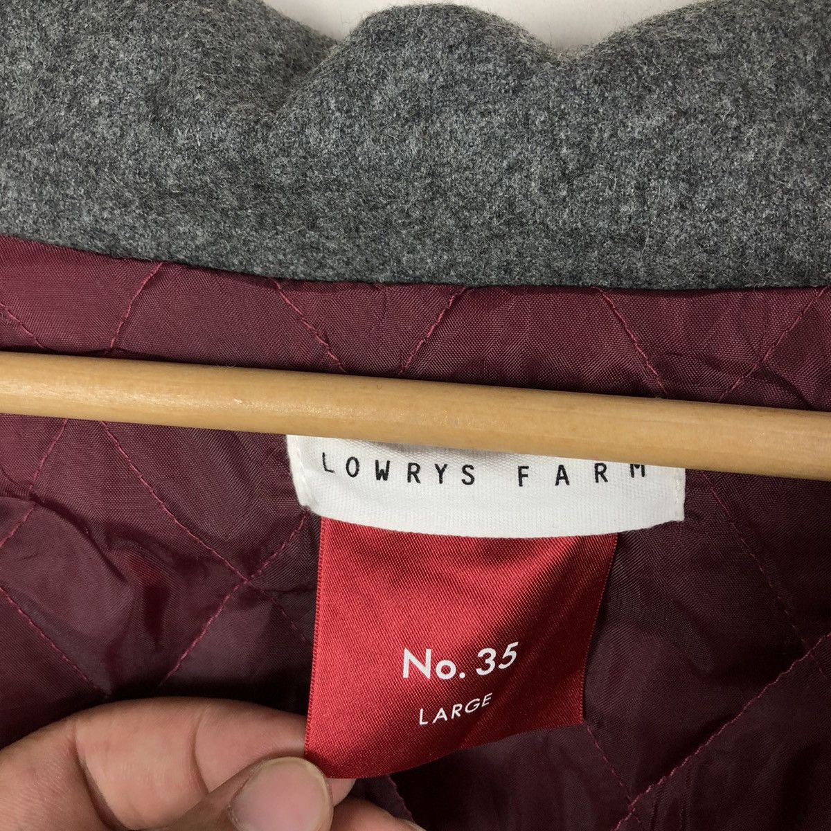 LOWRYS FARM SAN DIEGO FOOTBALL BIG LOG VARSITY JACKET Size US L / EU 52-54 / 3 - 12 Thumbnail
