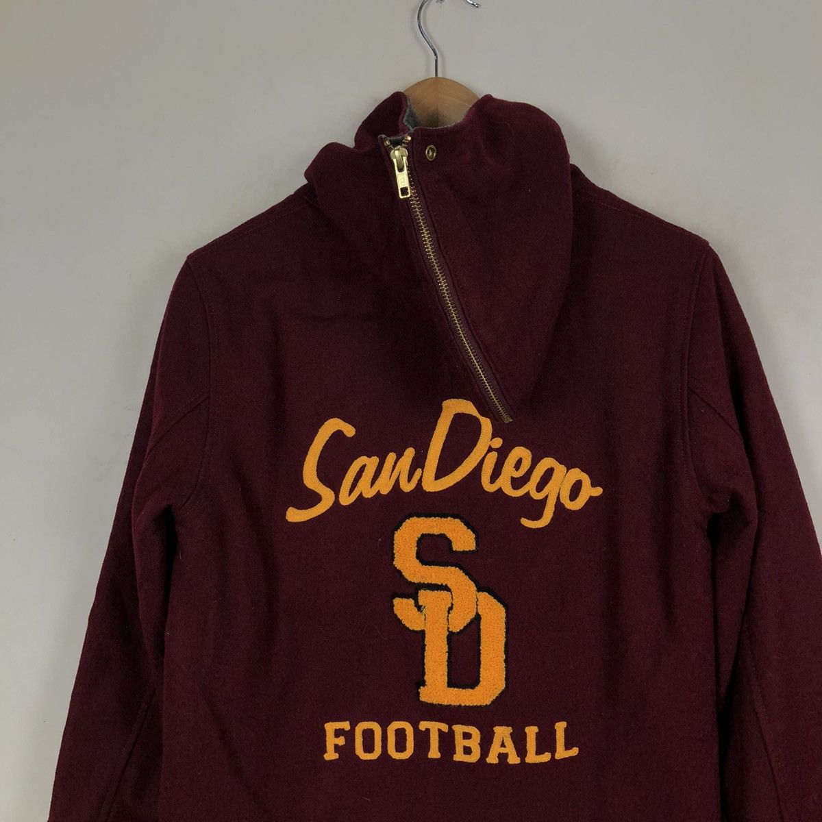 LOWRYS FARM SAN DIEGO FOOTBALL BIG LOG VARSITY JACKET Size US L / EU 52-54 / 3 - 8 Thumbnail