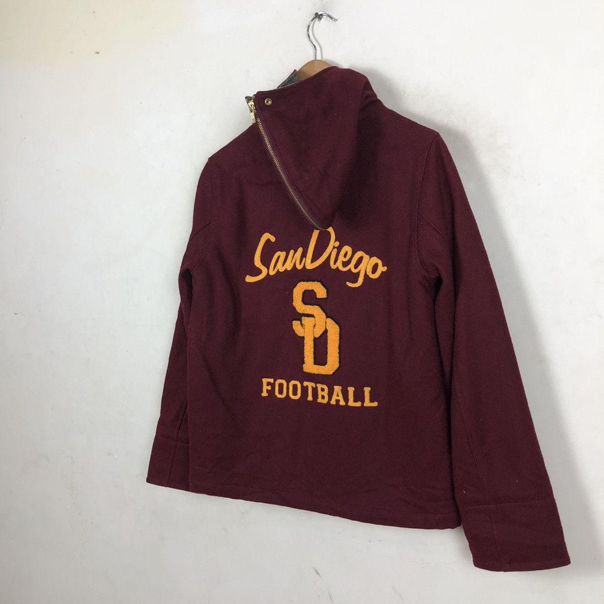LOWRYS FARM SAN DIEGO FOOTBALL BIG LOG VARSITY JACKET Size US L / EU 52-54 / 3 - 7 Thumbnail