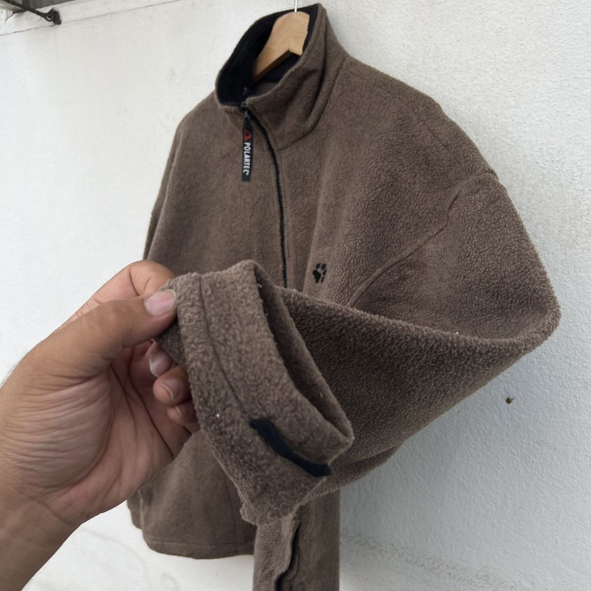 Japanese Brand VINTAGE JACK WOLFSKIN BY RECYCLED EQUIPMENT FLEECE JACKET Size US L / EU 52-54 / 3 - 5 Thumbnail