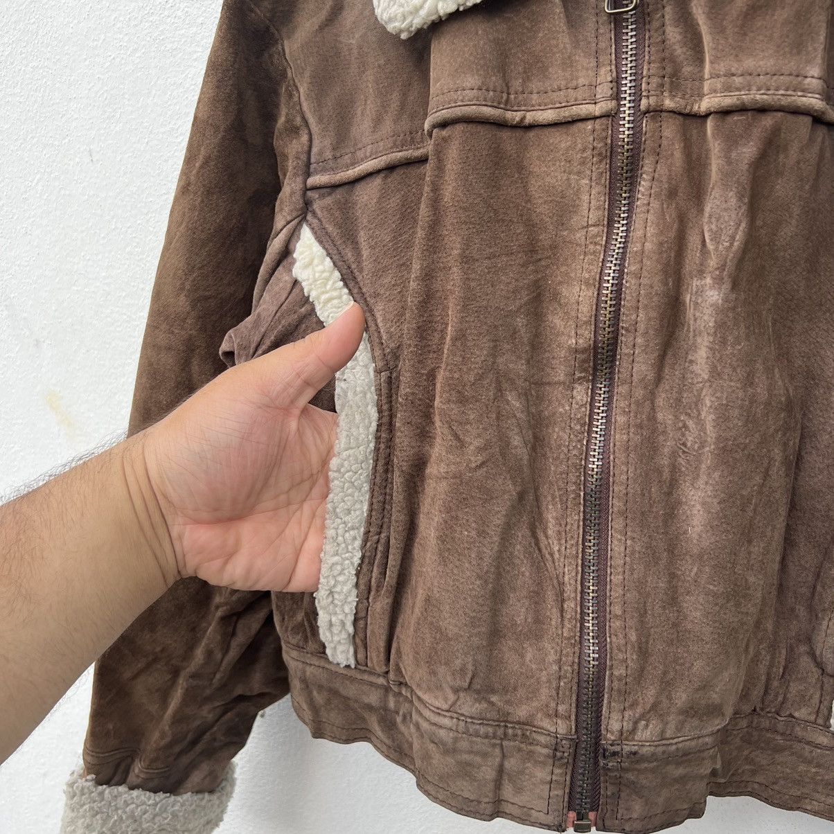 Japanese Brand VINTAGE CROPPED B3 DESIGNJACKET MINK FUR LINING FLYING ELBOW Size US M / EU 48-50 / 2 - 7 Thumbnail