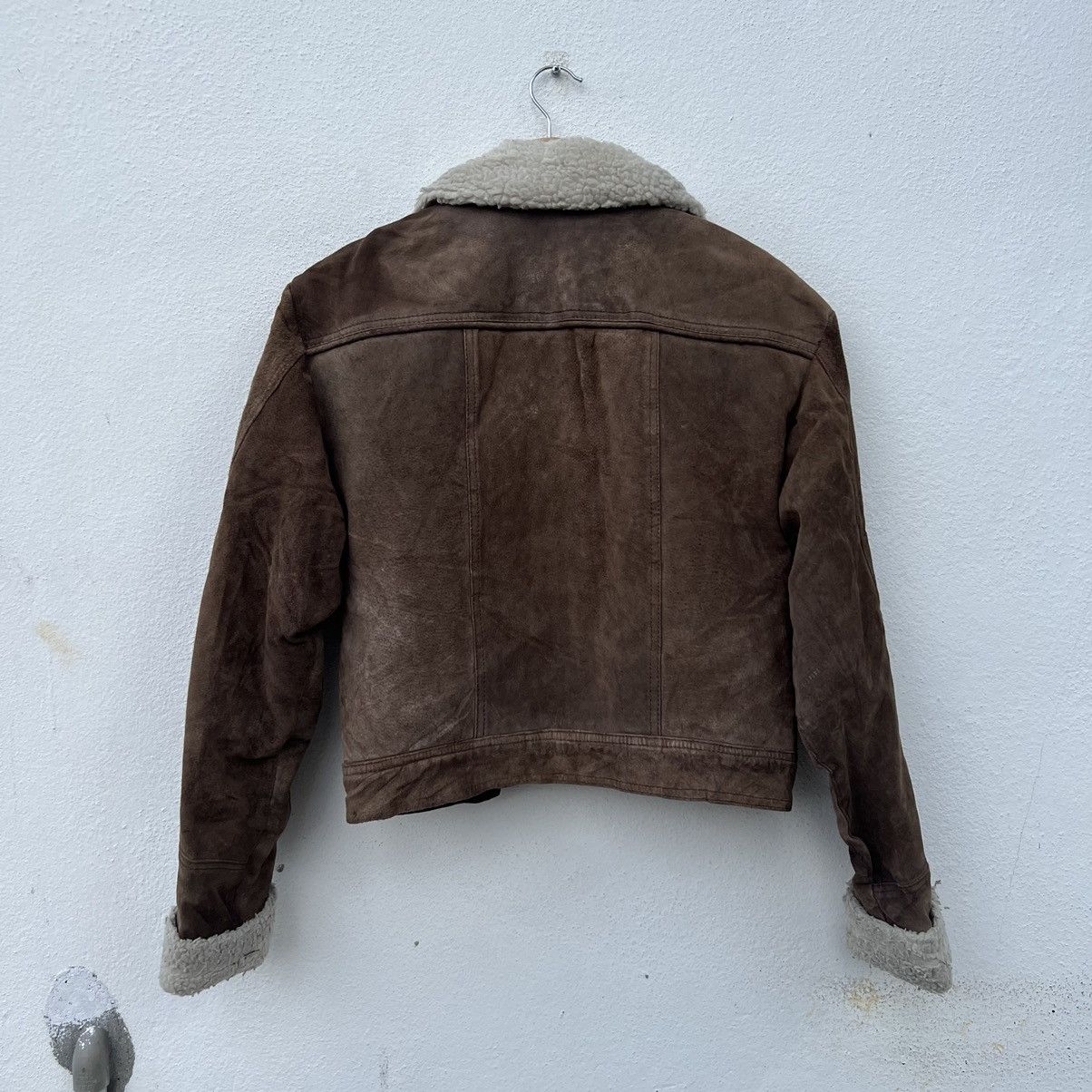 Japanese Brand VINTAGE CROPPED B3 DESIGNJACKET MINK FUR LINING FLYING ELBOW Size US M / EU 48-50 / 2 - 8 Thumbnail