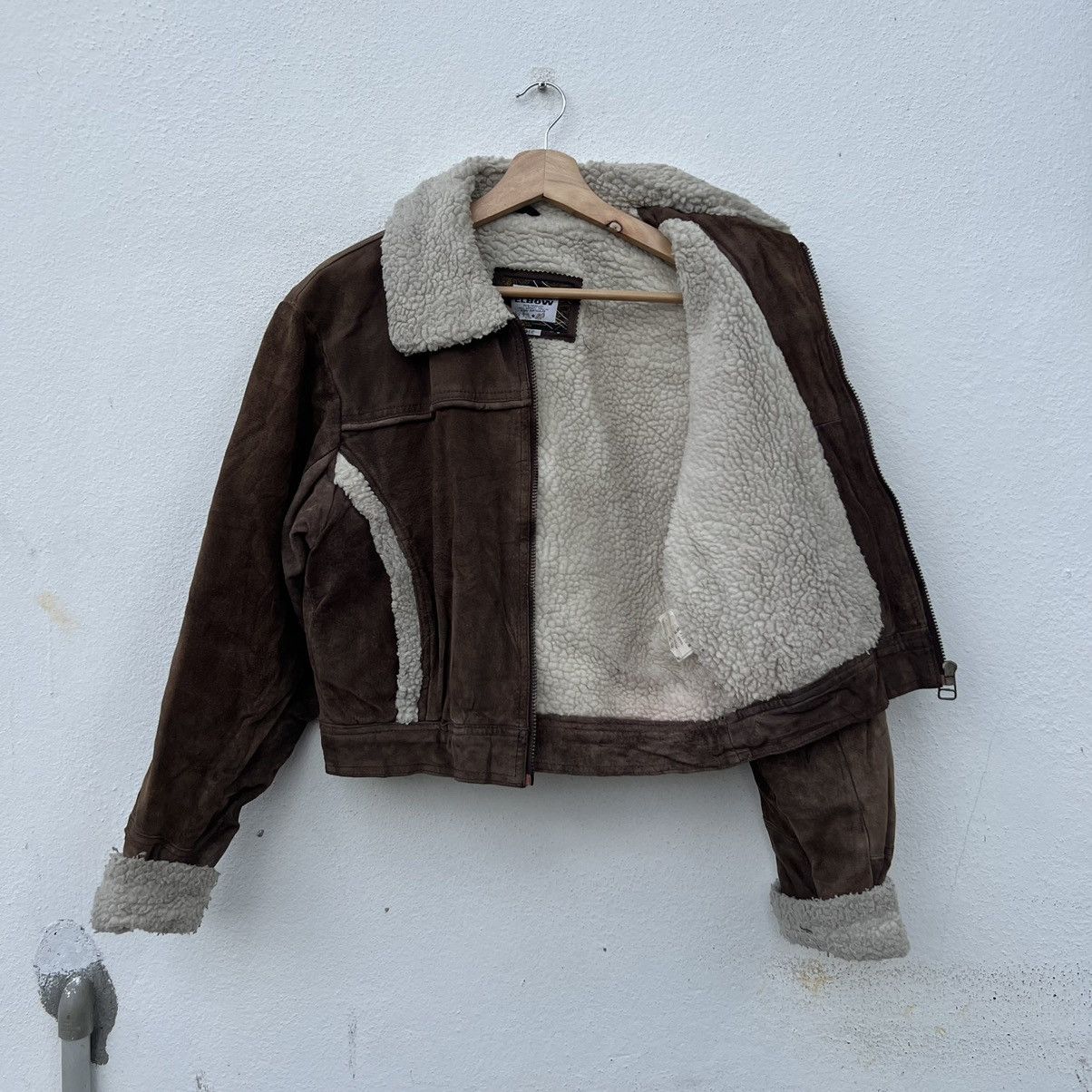 Japanese Brand VINTAGE CROPPED B3 DESIGNJACKET MINK FUR LINING FLYING ELBOW Size US M / EU 48-50 / 2 - 10 Thumbnail