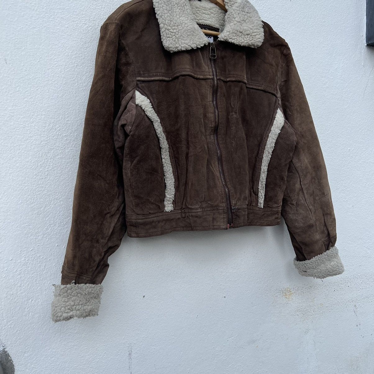 Japanese Brand VINTAGE CROPPED B3 DESIGNJACKET MINK FUR LINING FLYING ELBOW Size US M / EU 48-50 / 2 - 4 Thumbnail