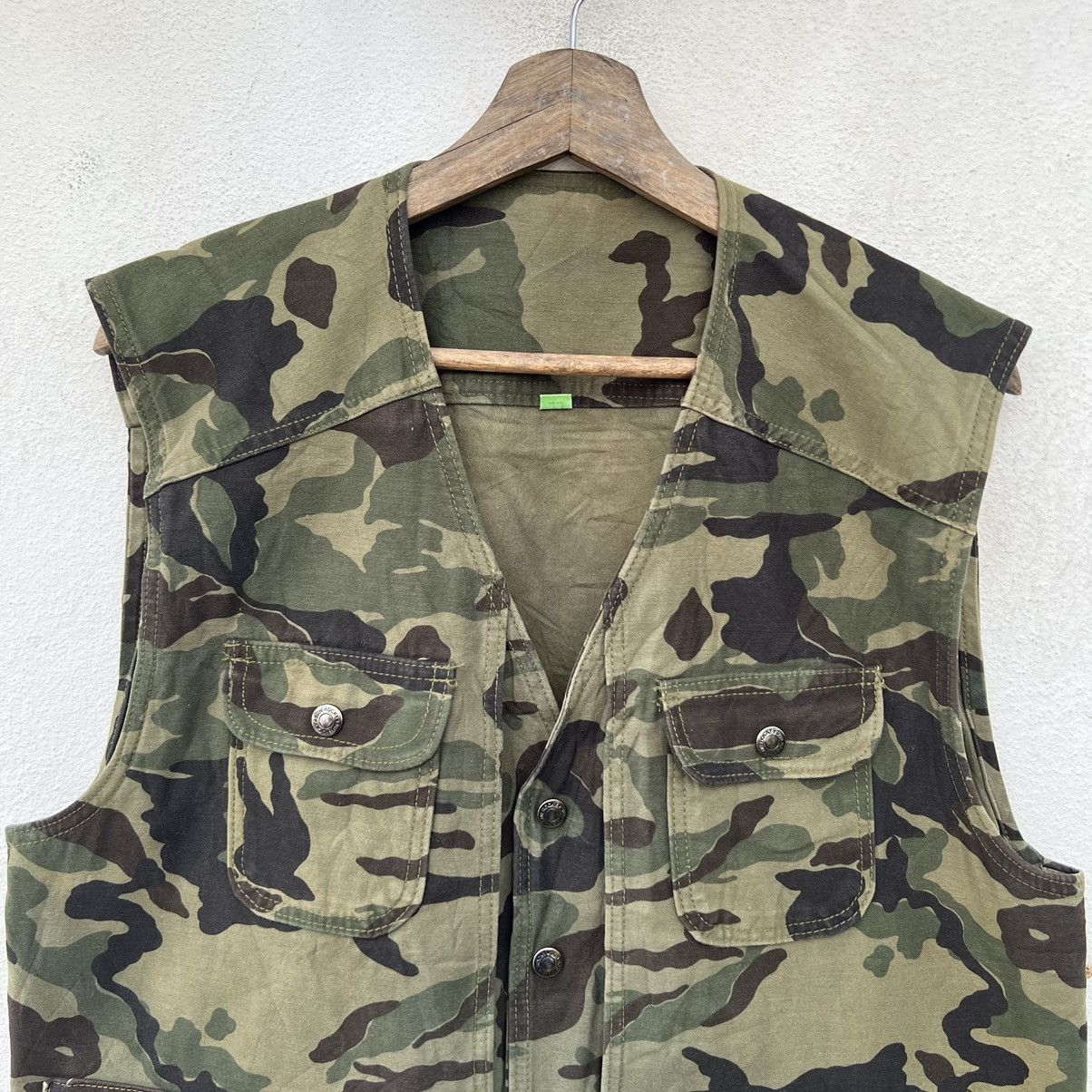Japanese Brand VINTAGE UTILITY VEST CAMO MULTI POCKET MILITARY COLLECTION Size US L / EU 52-54 / 3 - 3 Thumbnail