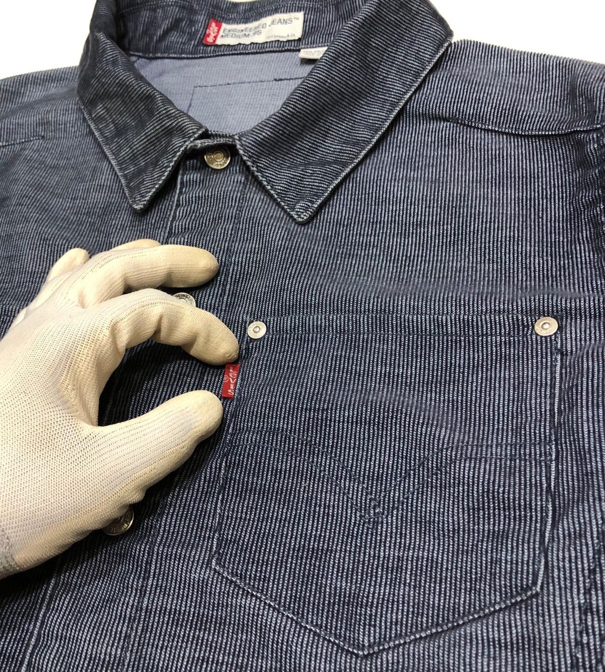 Levi's Vintage Clothing LEVIS Engineered Jeans 70100 Corduroy Jacket Size US M / EU 48-50 / 2 - 5 Thumbnail