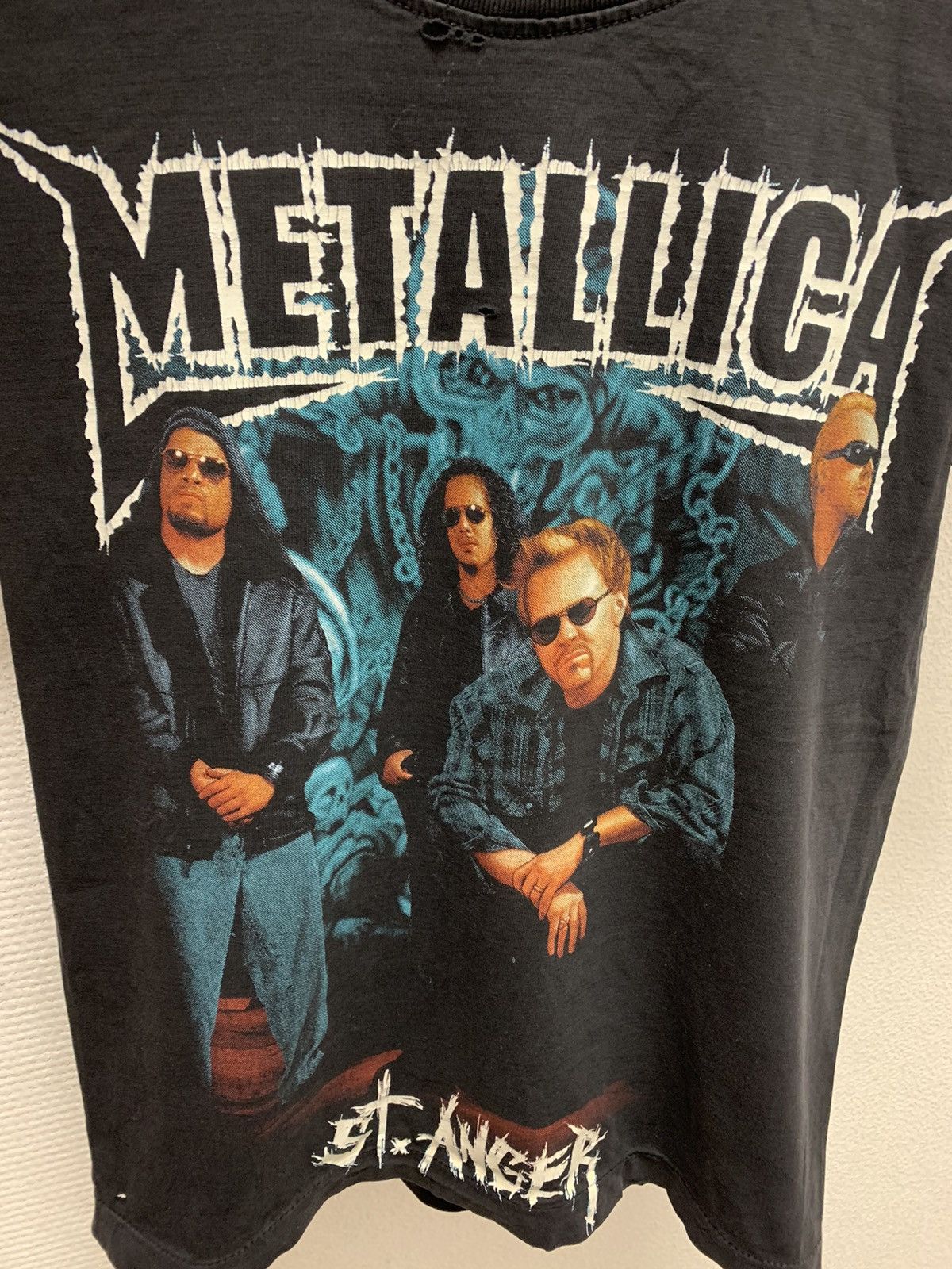 Metallica Metallica st.anger vintage 90-th t-shirt S 1990 Size US S / EU 44-46 / 1 - 2 Thumbnail