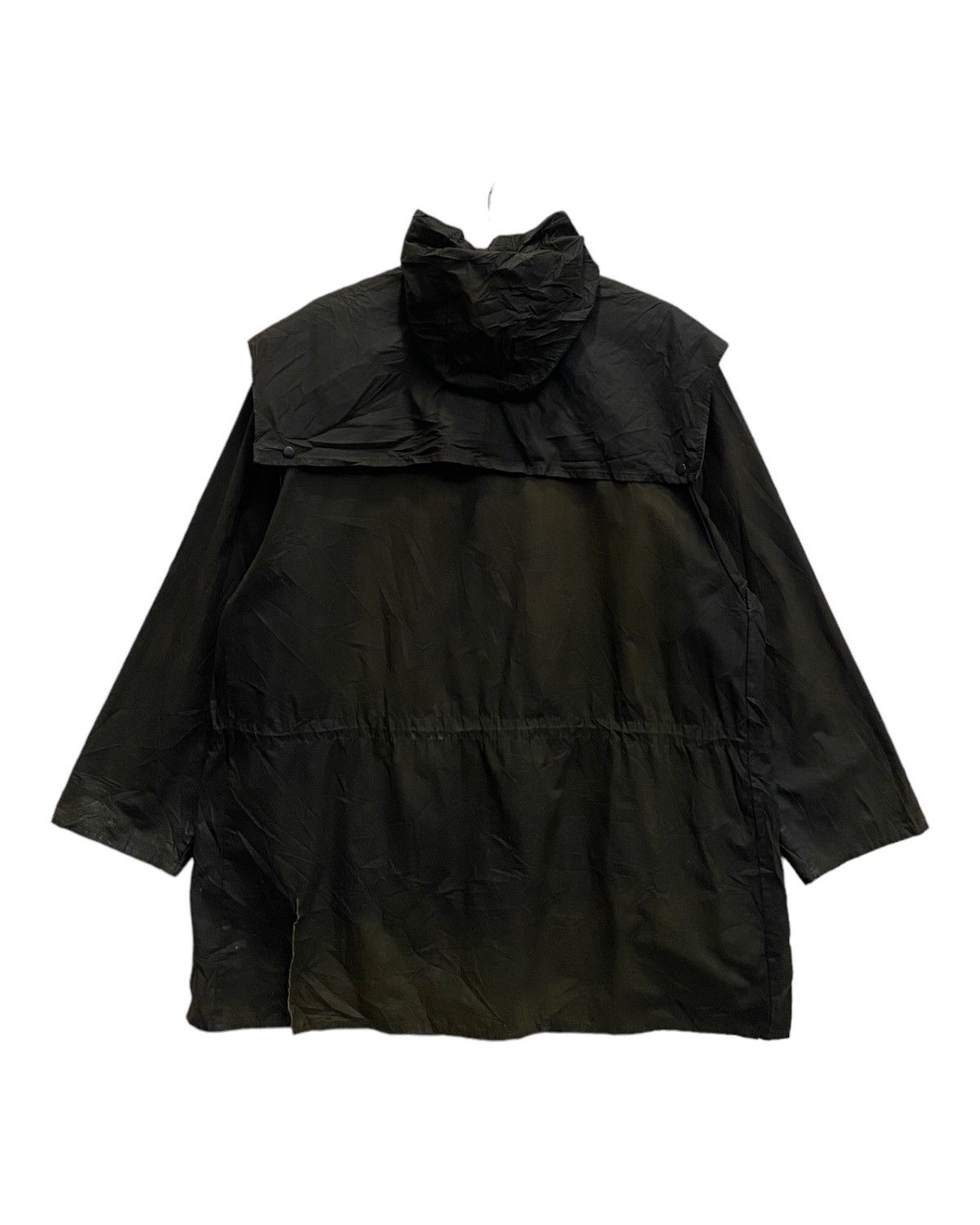 Barbour × Kiko Kostadinov × Vintage 🔥VINTAGE BARBOUR DURHAM WAXED DISTRESSED PARKA JACKET Size US L / EU 52-54 / 3 - 7 Thumbnail