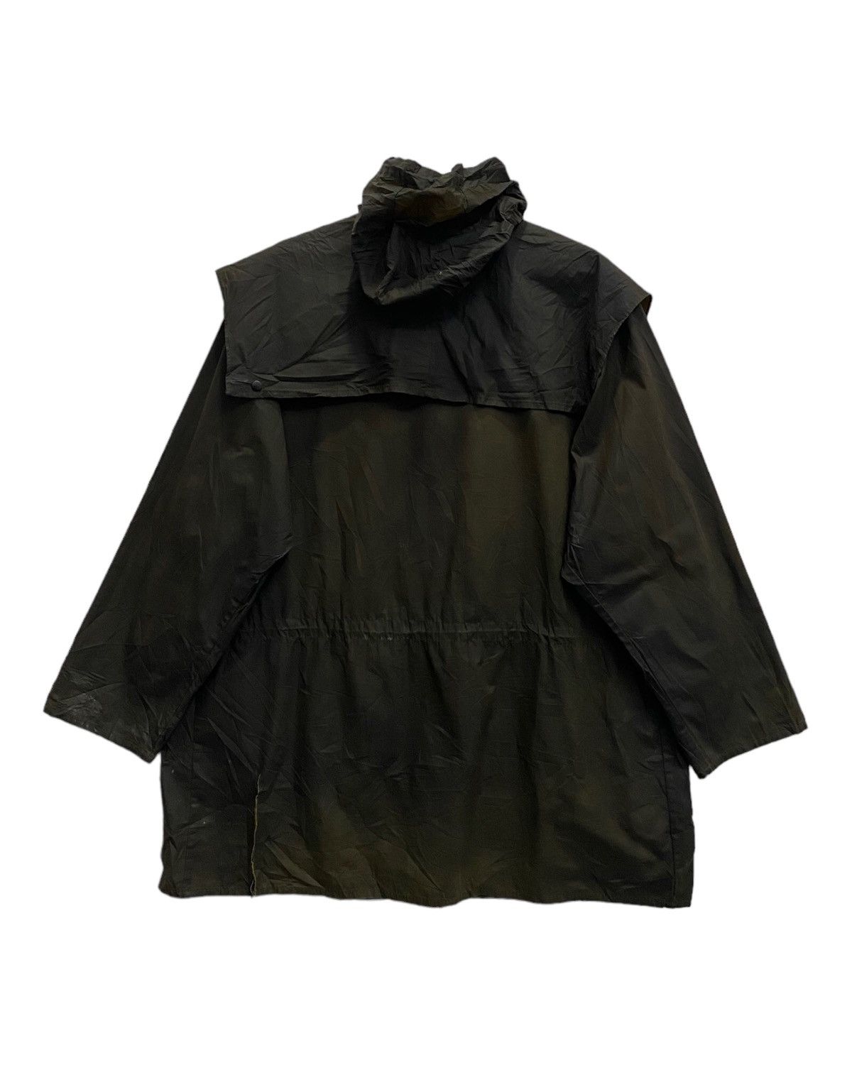 Barbour × Kiko Kostadinov × Vintage 🔥VINTAGE BARBOUR DURHAM WAXED DISTRESSED PARKA JACKET Size US L / EU 52-54 / 3 - 4 Thumbnail