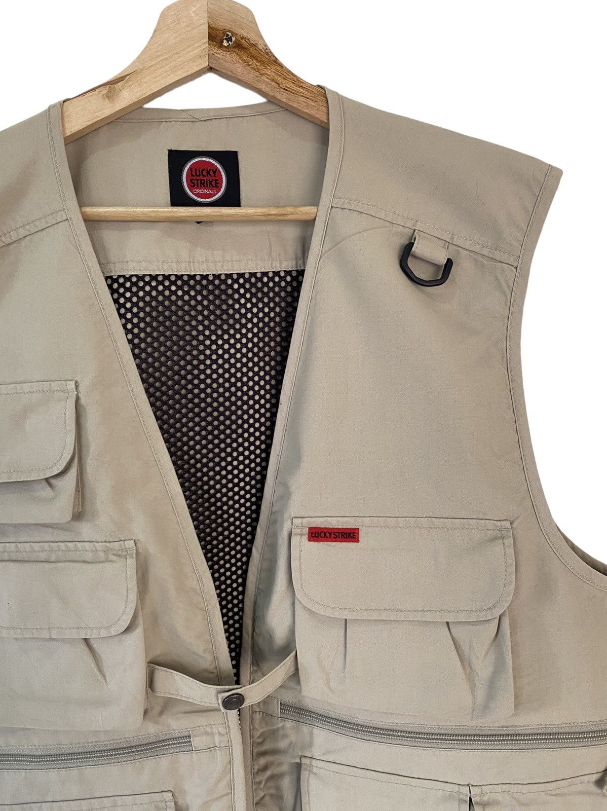 Sports Specialties × Vintage GRAIL‼️ LUCKY STRIKE TACTICAL MULTI POCKET VEST Size US XL / EU 56 / 4 - 4 Thumbnail