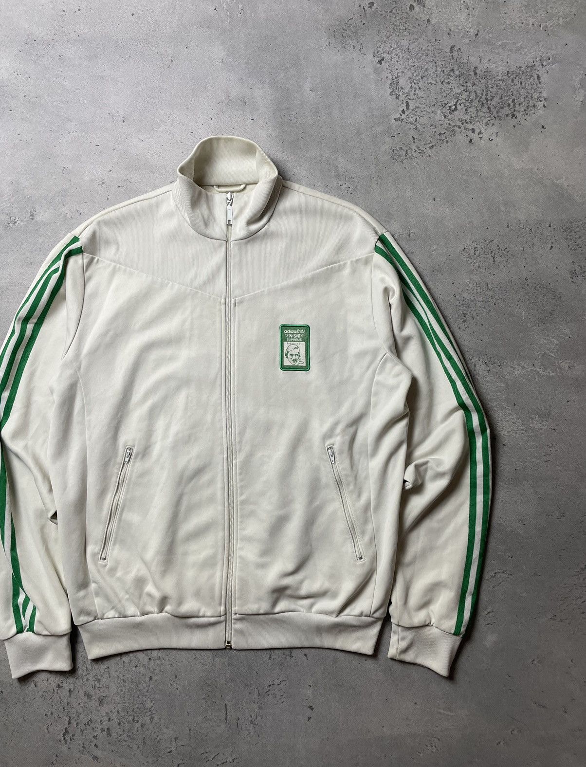 Adidas Streetwear Vintage Adidas x Stan Smith Supreme Vintage Zip Track Jacket Grailed