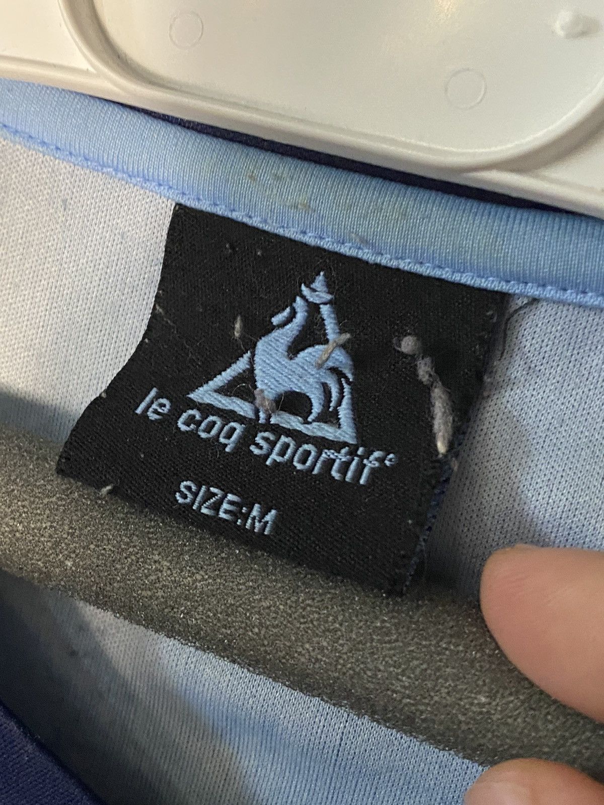 Le Coq Sportif × Vintage Vintage Manchester City Le coq sportif Soccer Jersey Size US M / EU 48-50 / 2 - 4 Thumbnail