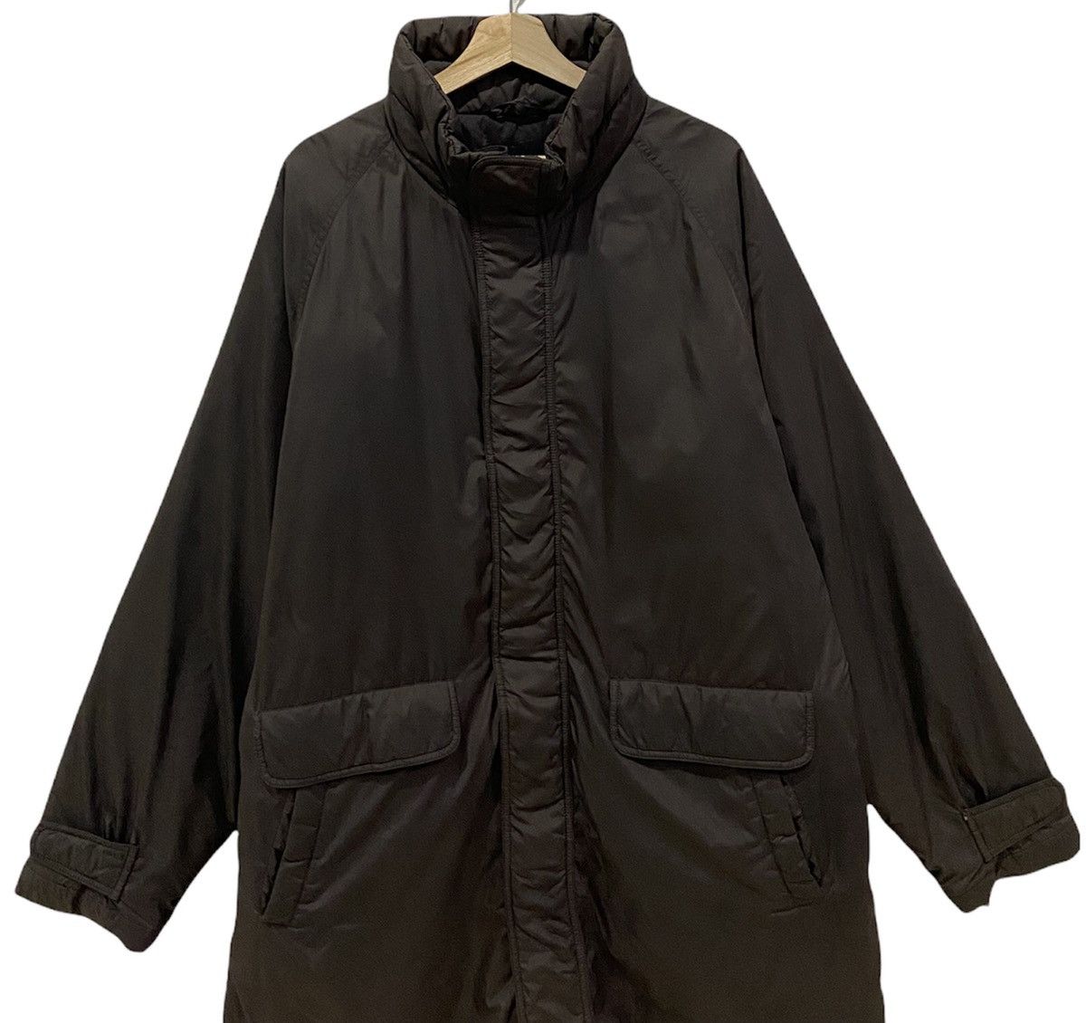 Japanese Brand × Uniqlo × Vintage Vintage Uniqlo Japan Nylon Trench Coat Size US XXL / EU 58 / 5 - 2 Thumbnail