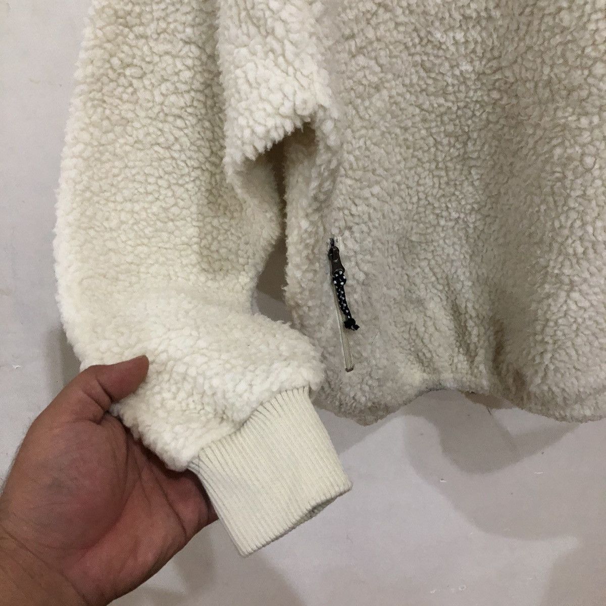 Japanese Brand Sherpa Fleece HOTPING USA Flag Size US M / EU 48-50 / 2 - 6 Thumbnail