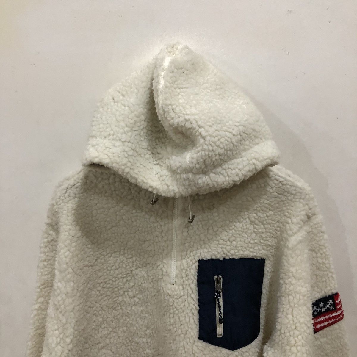 Japanese Brand Sherpa Fleece HOTPING USA Flag Size US M / EU 48-50 / 2 - 4 Thumbnail