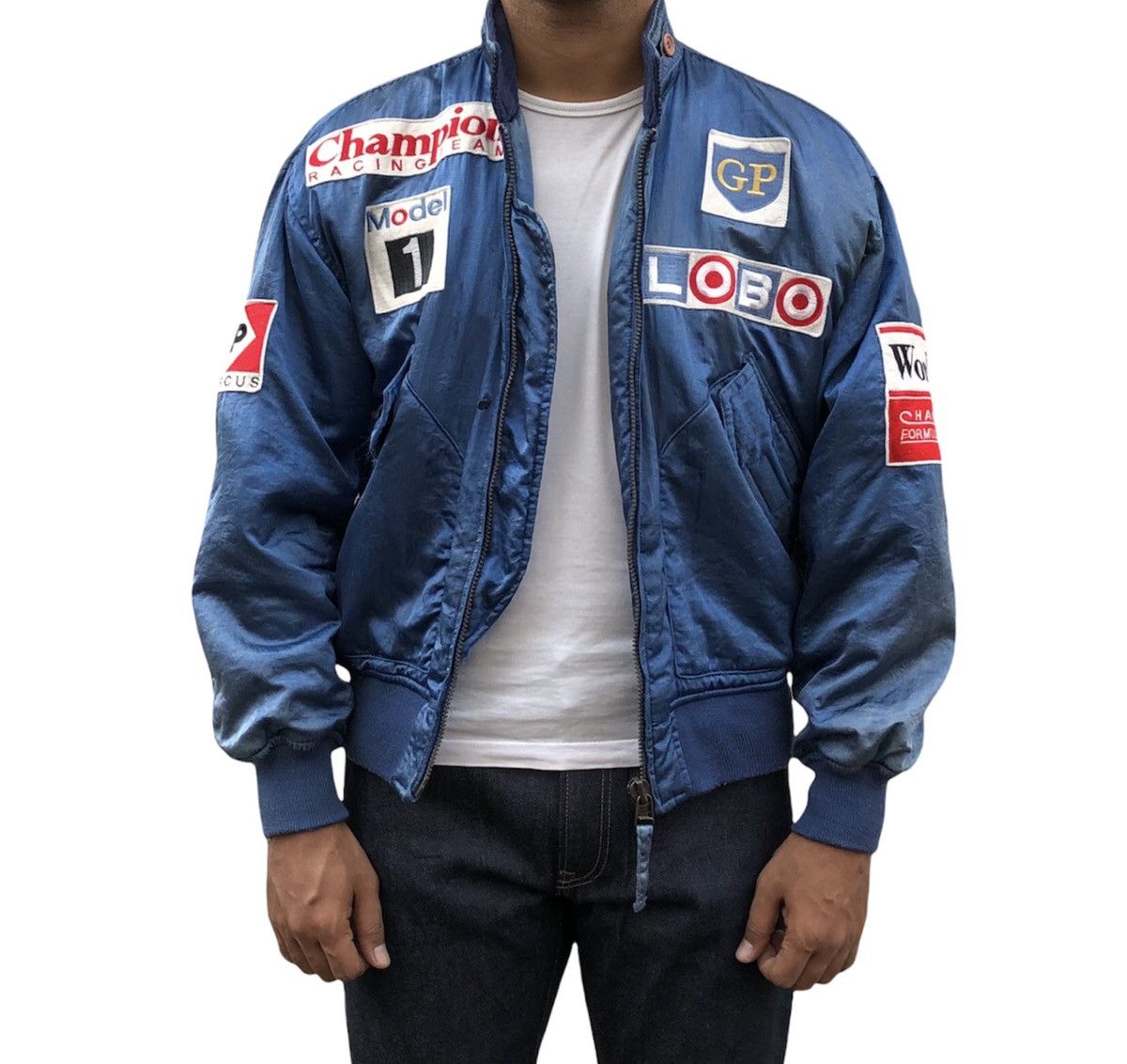 Sports Specialties Gp World Champion Formula1 Racing Team Patches Faded Jacket Size US M / EU 48-50 / 2 - 1 Thumbnail