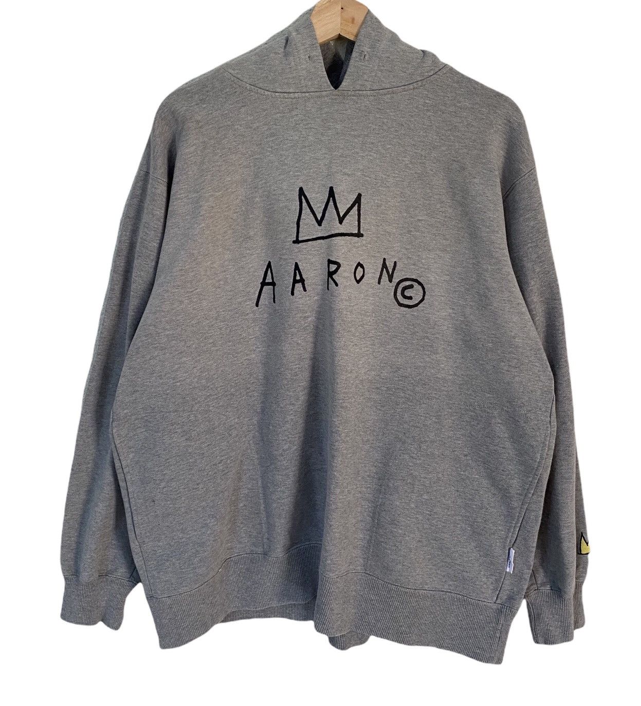 Jean-Michel Basquiat JEAN MICHEL BASQUIAT AARON EMBROIDERY SWEATER HOODIE Size US XL / EU 56 / 4 - 3 Thumbnail